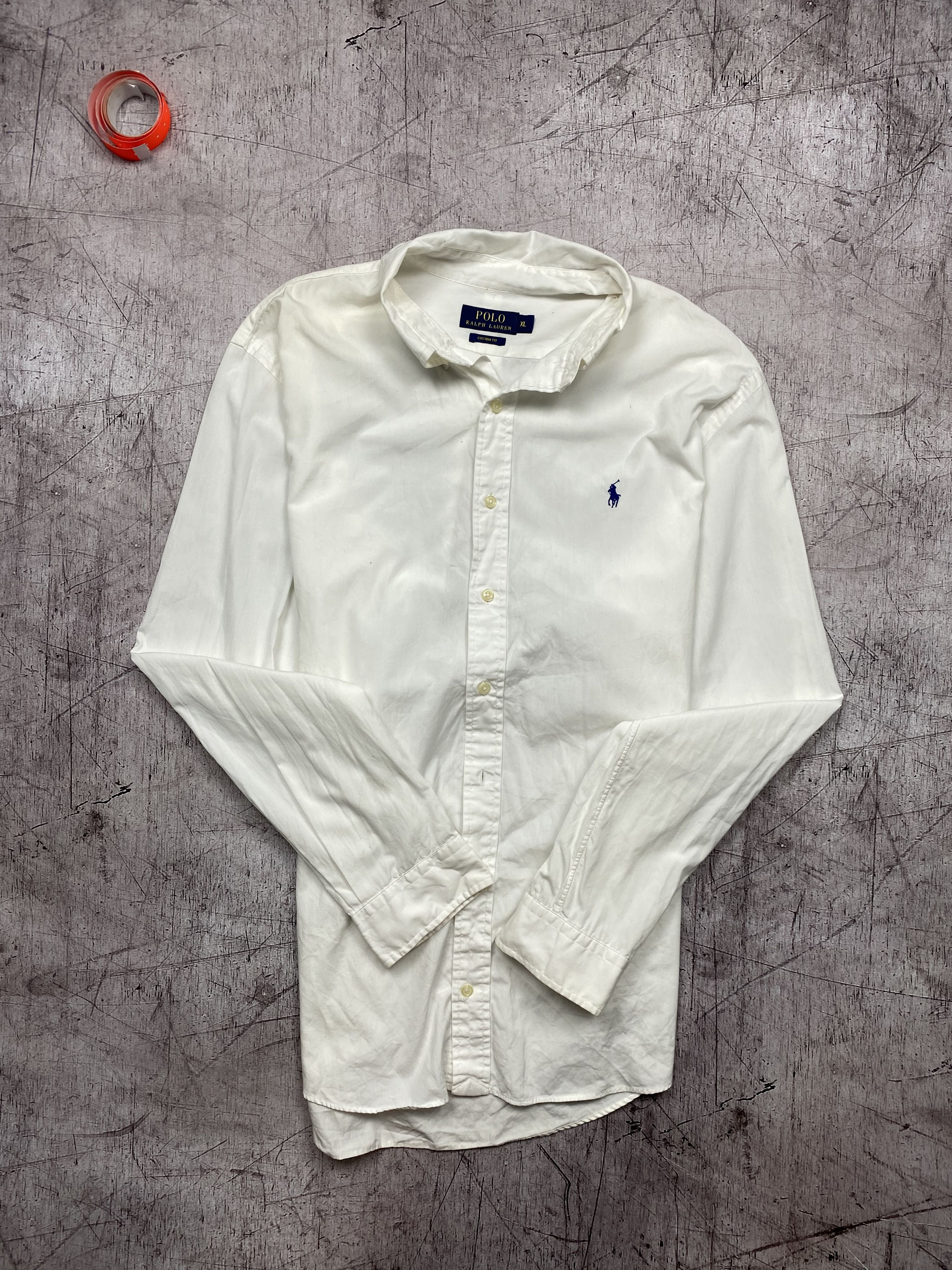 Polo Ralph Lauren × Ralph Lauren Polo Ralph Lauren Vintage Mens Long Sleeve White Shirt Size US XL / EU 56 / 4 - 1 Thumbnail