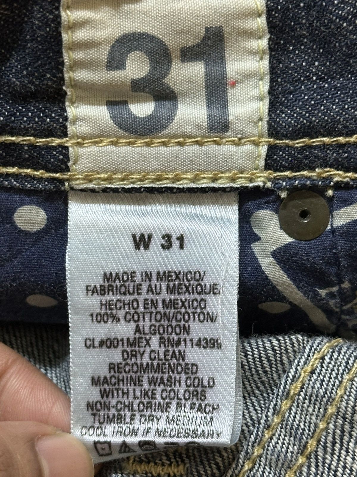 Taverniti Vintage Italy Taverniti Blue Wash Style Wide Leg Jeans Size US 31 - 10 Thumbnail