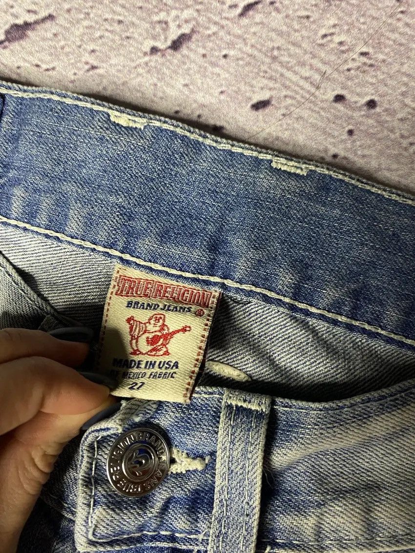 True Religion 👾CRAZY TRUE RELIGION Y2K VINTAGE JACKSON JEANS FADED PANTS👾 Size US 27 - 7 Thumbnail