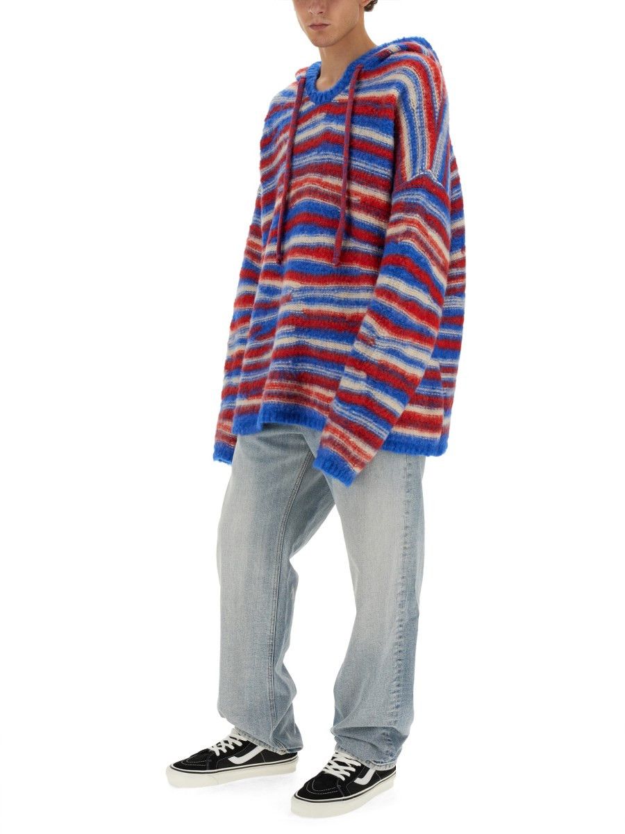 ERL o1y0125 Hooded Sweater in Multicolor Size US M / EU 48-50 / 2 - 2 Thumbnail