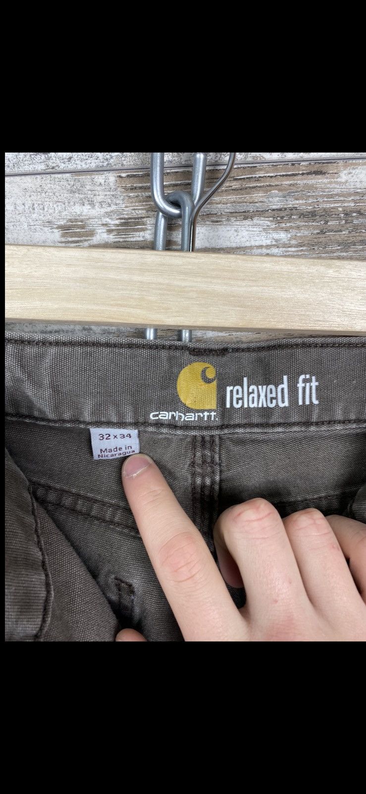 Carhartt Mens Vintage Carhartt Workwear Cargo Jeans Pants Size US 32 / EU 48 - 7 Thumbnail