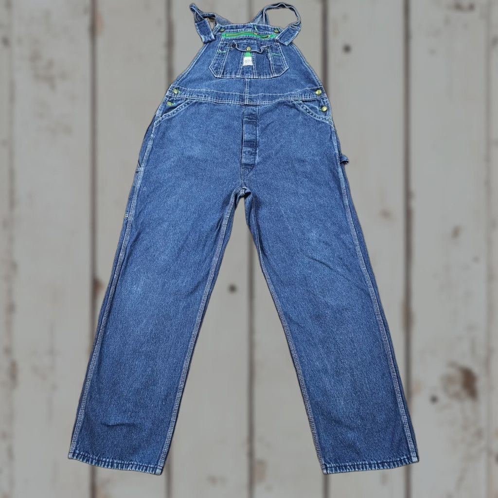 VINTAGE Liberty Men's Overalls Bib Work Wear 40 Waist Denim 42