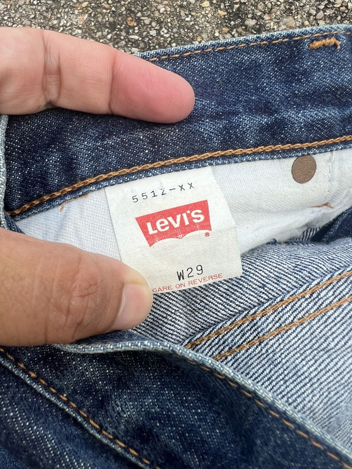 Levi's Vintage Clothing Vintage Levis 551Z Selvedge Denim Size US 29 - 8 Thumbnail