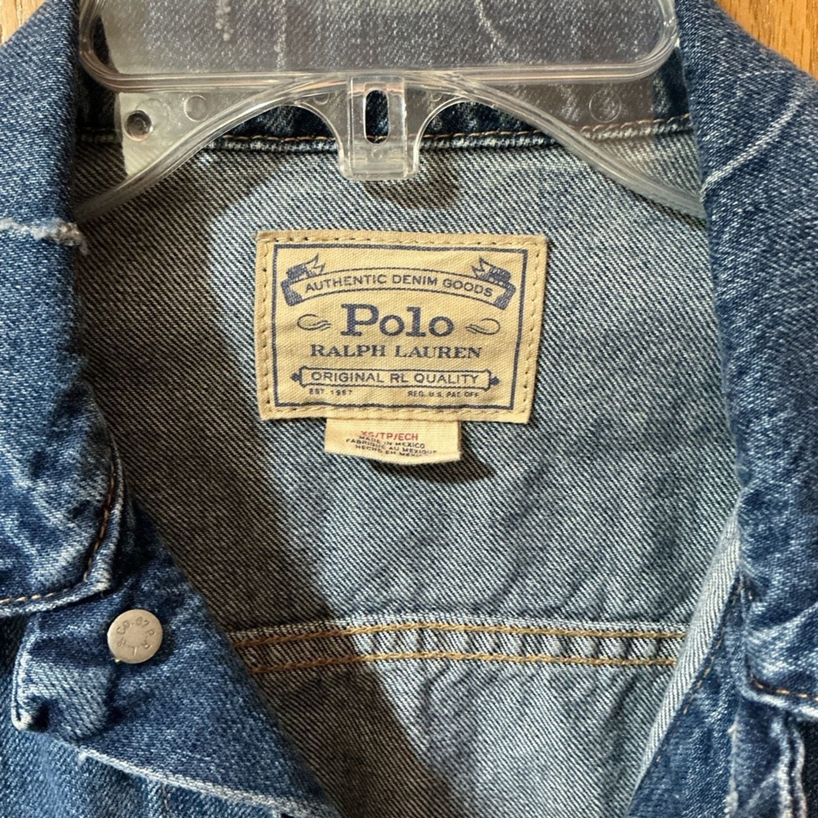 Polo Ralph Lauren Ralph Lauren Polo Denim Trucker Jacket In Meuse Wash XS Size XS / US 0-2 / IT 36-38 - 14 Thumbnail