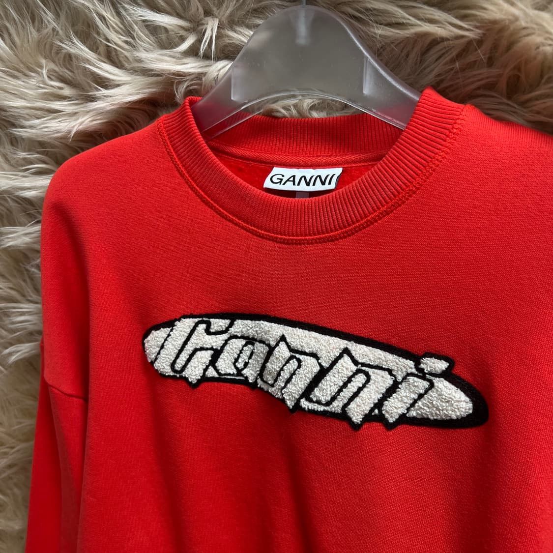 Gianni Valentino Ganni Artwork Sweatshirt Red Size XS / US 0-2 / IT 36-38 - 3 Thumbnail