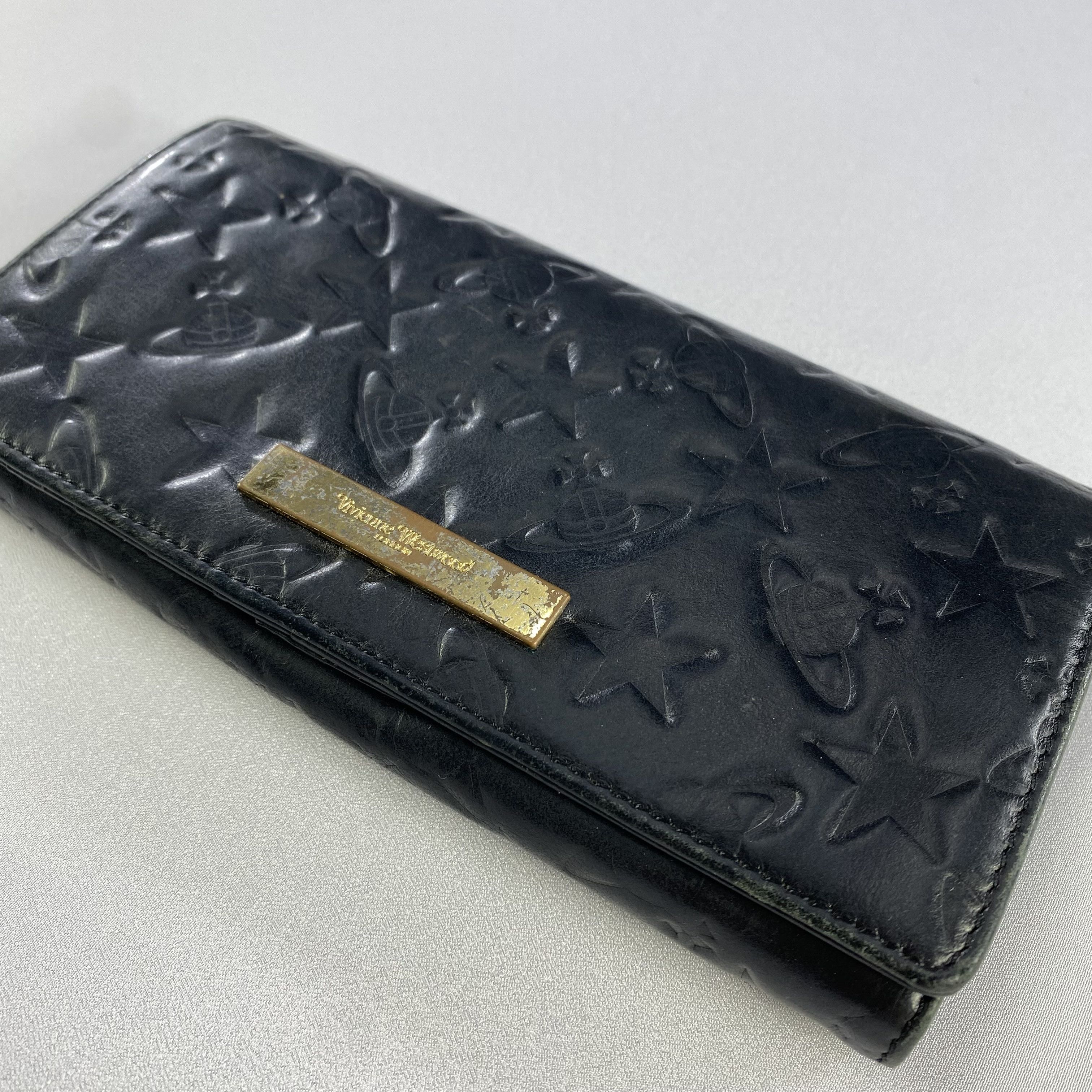 Vivienne Westwood Vivienne Westwood Wallet Orb Bifold Long Wallet Leather Size ONE SIZE - 3 Thumbnail