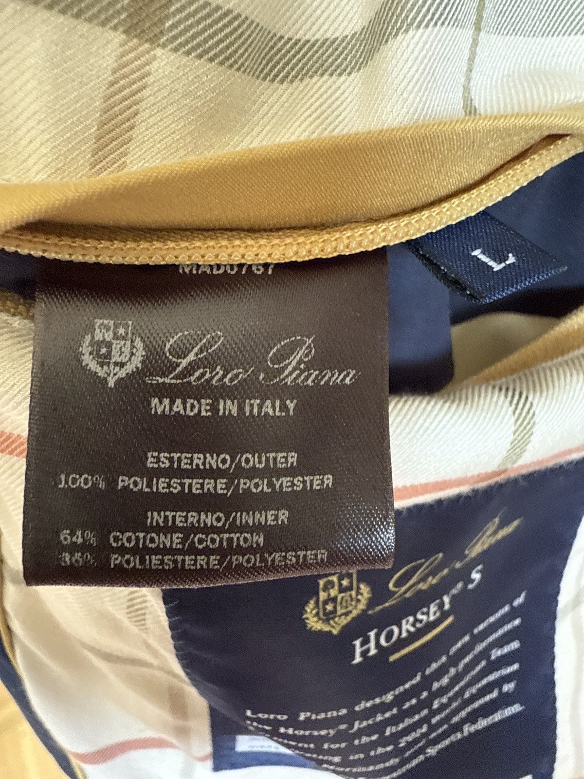 Loro Piana Loro Piana Horsey Jacket Size US L / EU 52-54 / 3 - 7 Thumbnail
