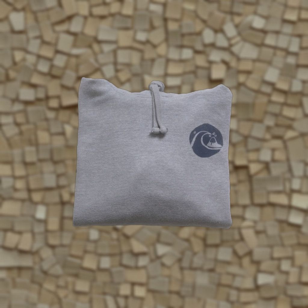 Quiksilver VINTAGE Quiksilver Hoodie US A Made Cotton Sweatshirt Gray XL Regular Men Size US XL / EU 56 / 4 - 1 Thumbnail