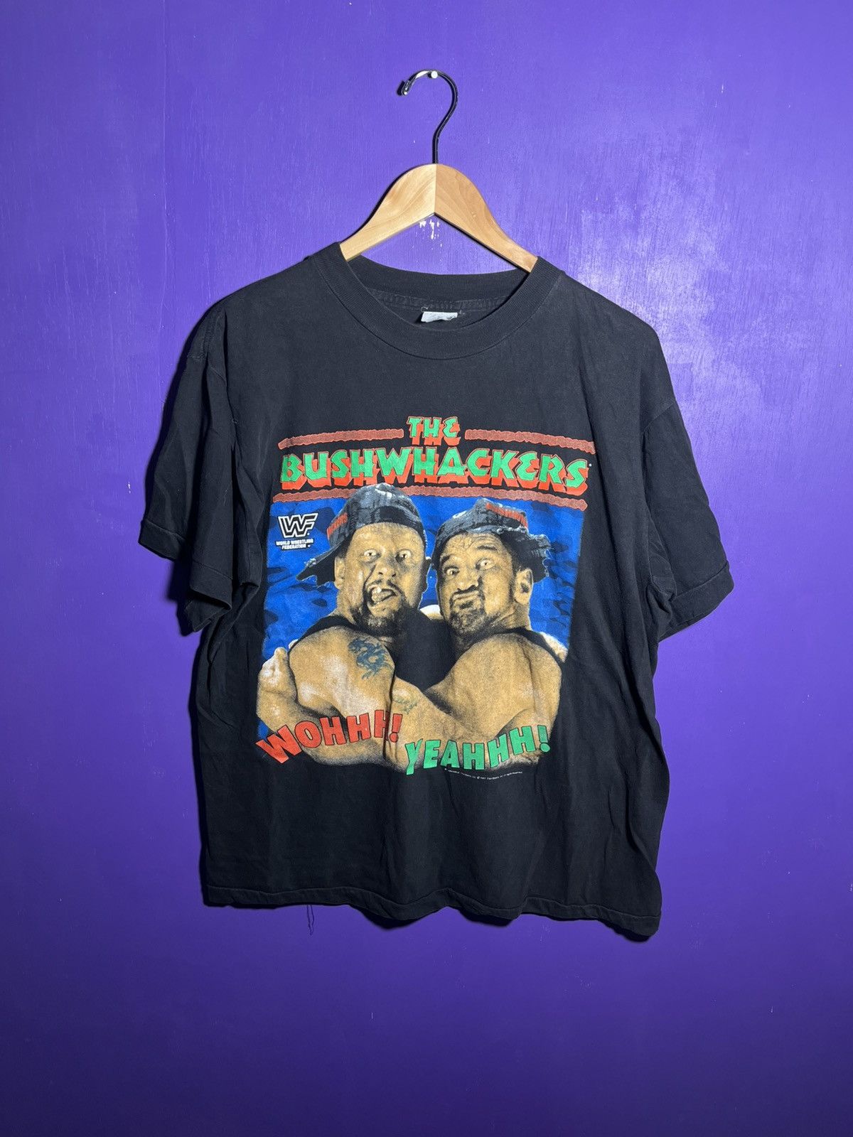 Vintage × WWF Vintage 1991 WWF the Bushwhackers t-shirt Size US L / EU 52-54 / 3 - 1 Thumbnail