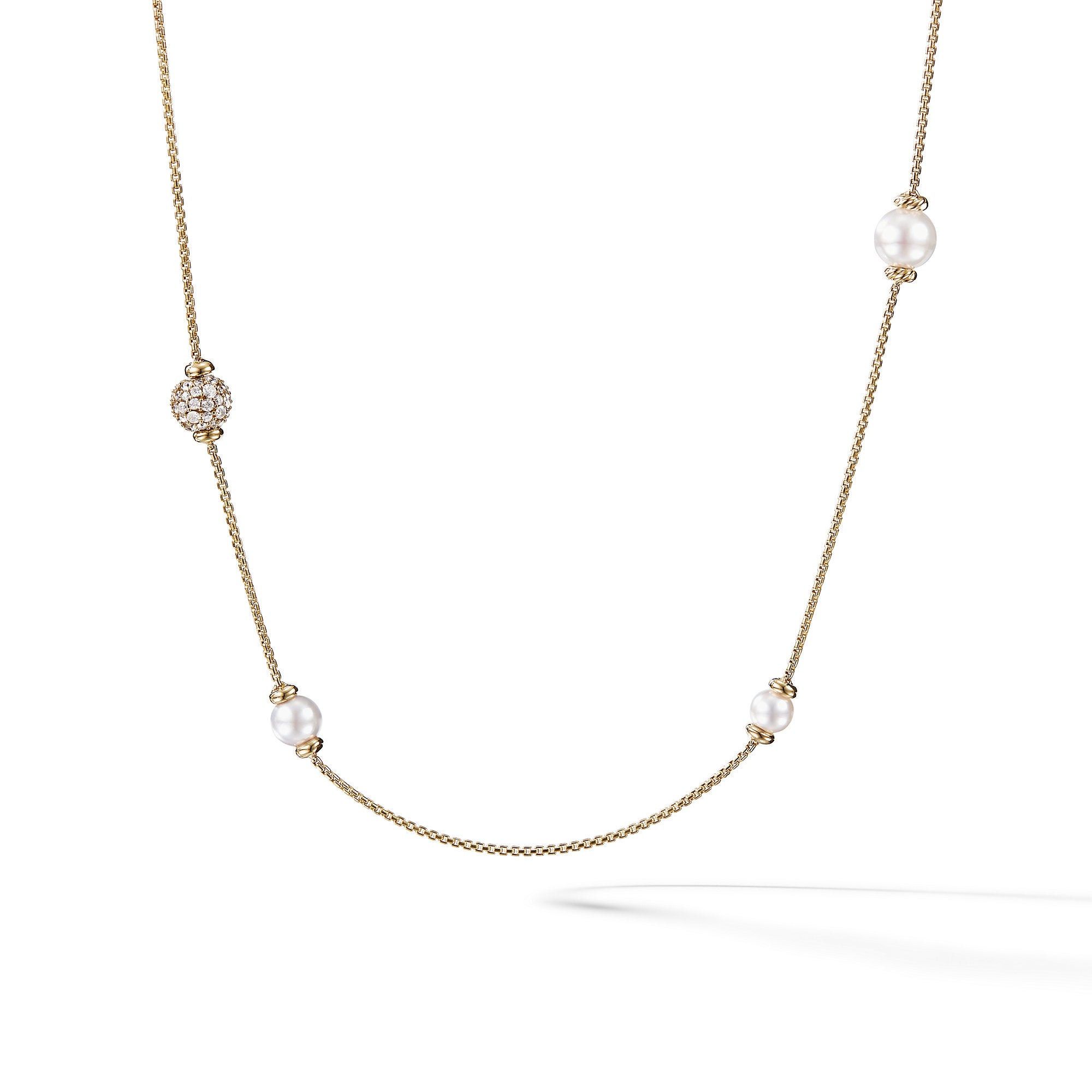 David Yurman o1w1db11025 N13642D Gold Necklaces in Golden Size ONE SIZE - 1 Thumbnail
