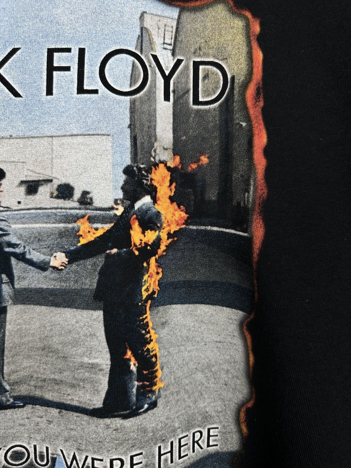 Band Tees Vintage Pink Floyd Wish You Were Here Graphic T Shirt Tee Size US L / EU 52-54 / 3 - 6 Thumbnail