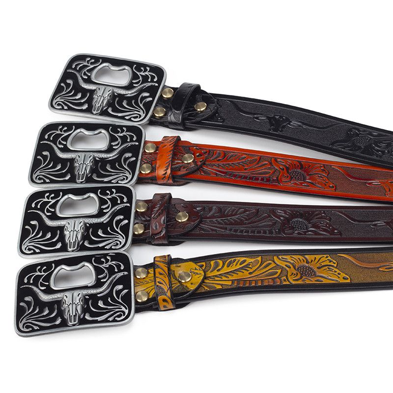 Designer Matchless Vintage Belt Riveted Belts Menswear Accessories Size ONE SIZE - 1 Thumbnail