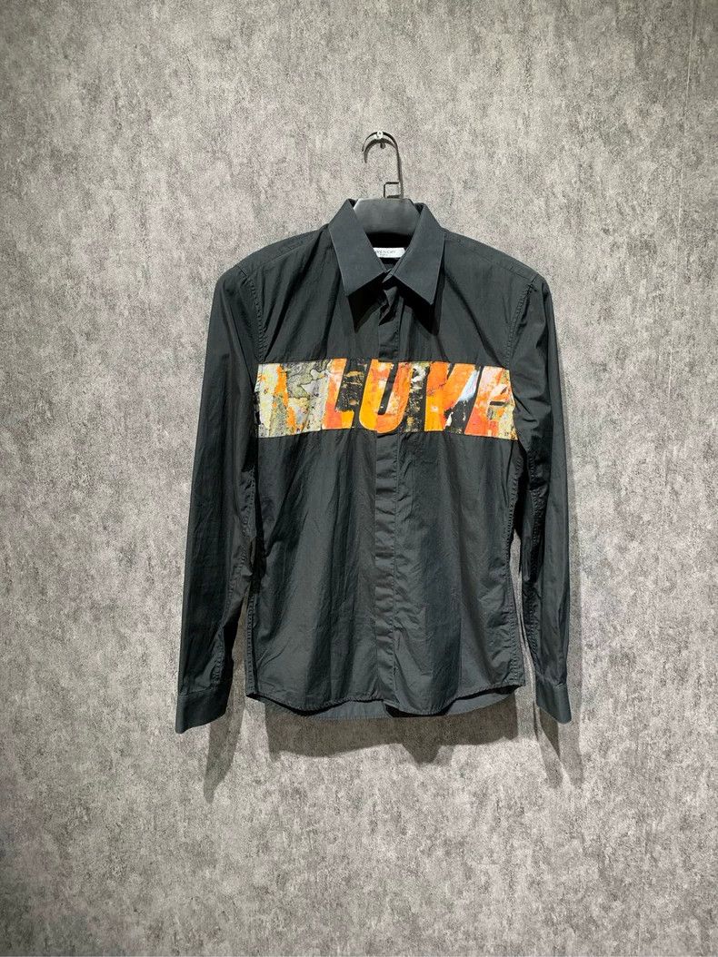 Givenchy Givenchy Size 38Graffiti Shirt 2506-Nextarrow Size US XL / EU 56 / 4 - 1 Thumbnail