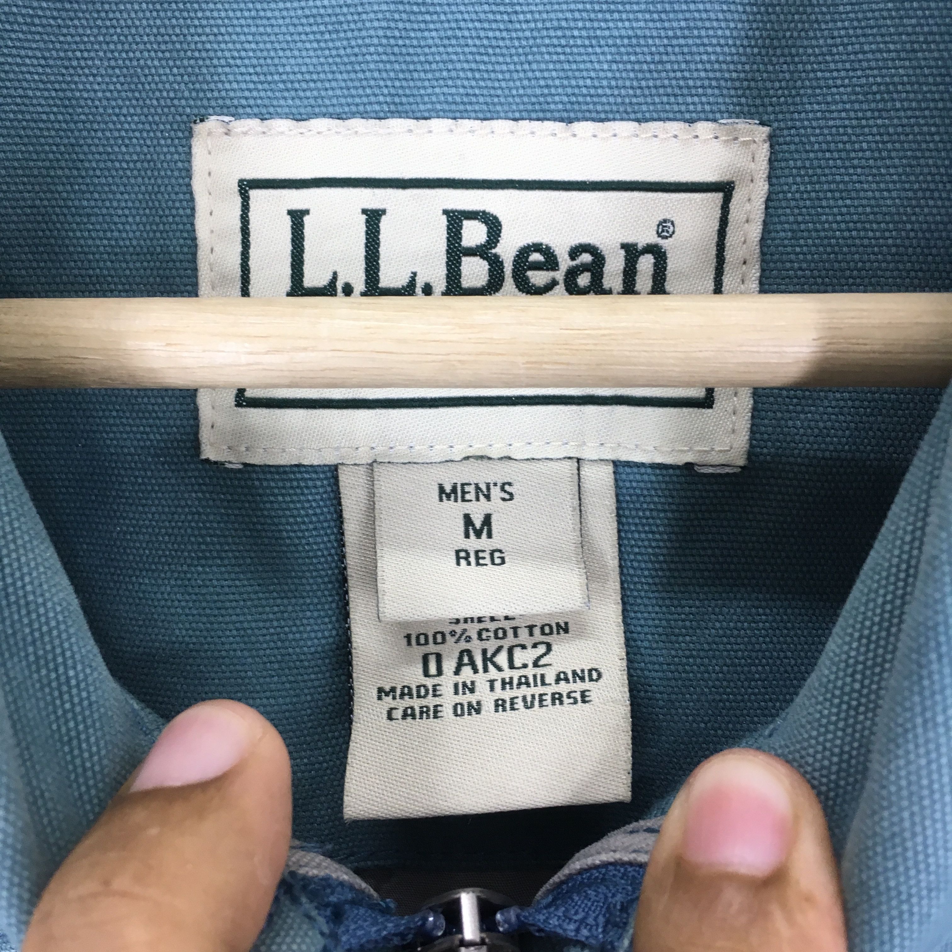 L.L. Bean Vintage 90's LL Bean Green Double Pocket Workwear - 1849 Size US L / EU 52-54 / 3 - 12 Thumbnail