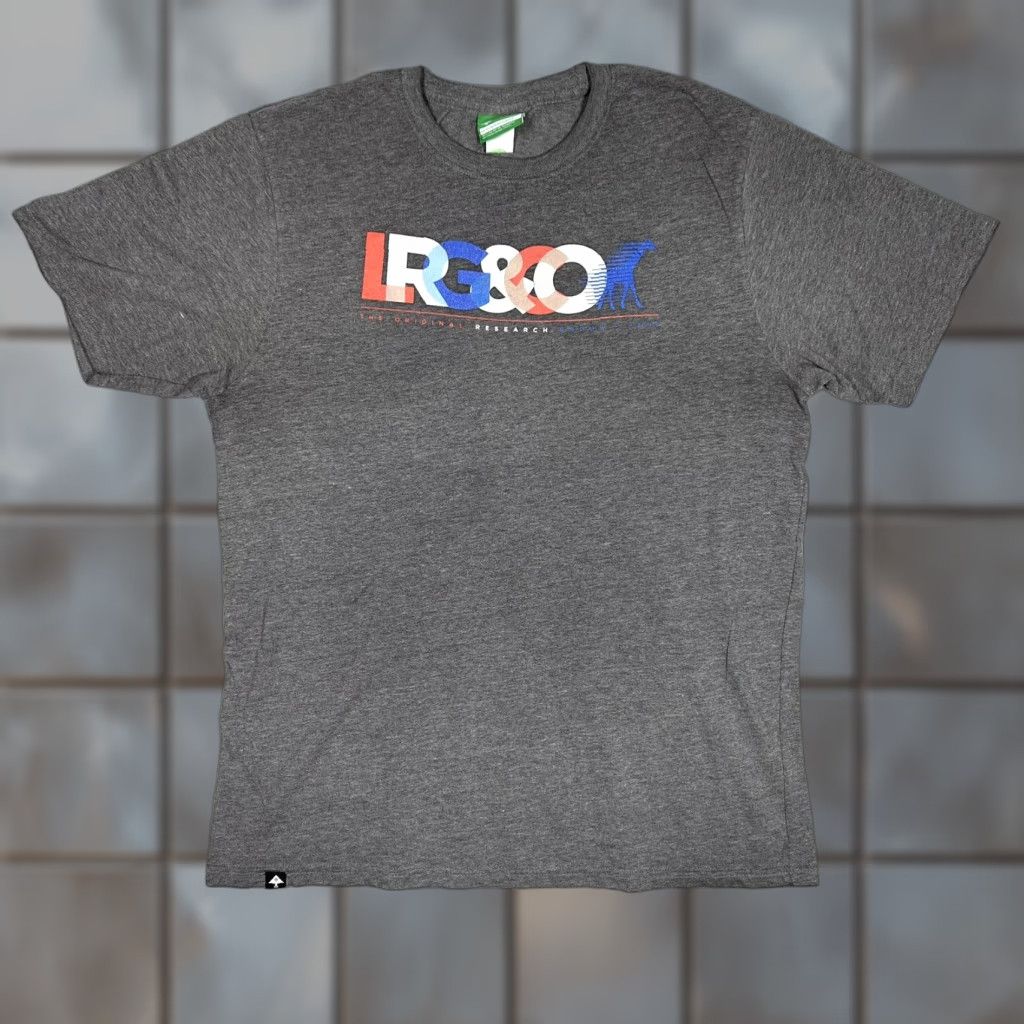 Vintage LRG Men’s T-Shirt XL Graphic Print Charcoal Gray Shirt Size US XL / EU 56 / 4 - 1 Thumbnail