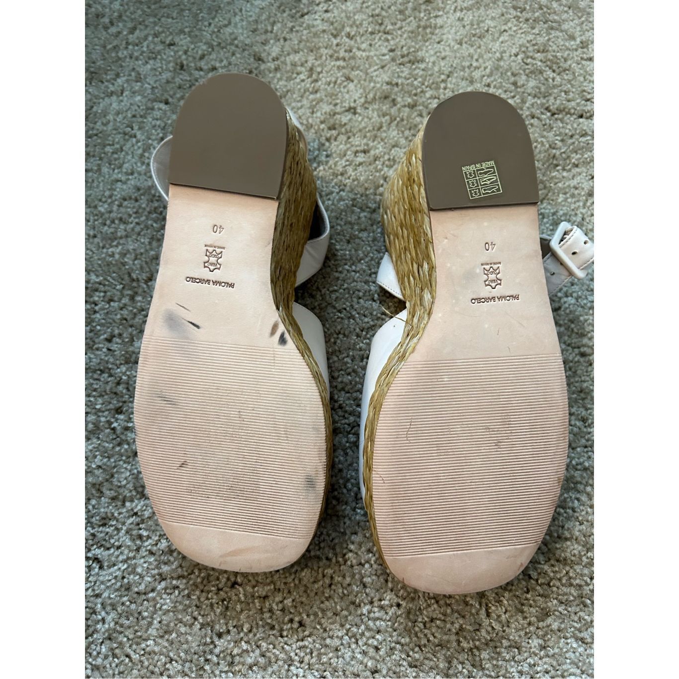 Paloma Bercelo Paloma Barceló Clama Jute-Wedge Sandals Glacial Pink, Sz EU Size US 9 / IT 39 - 9 Thumbnail