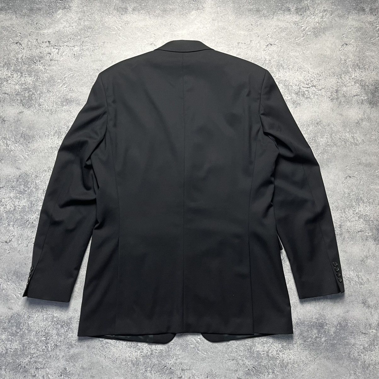 Hugo Boss Hugo Boss Da Vinci Lucca Black Wool Blazer Jacket Luxury Size 42L - 10 Thumbnail
