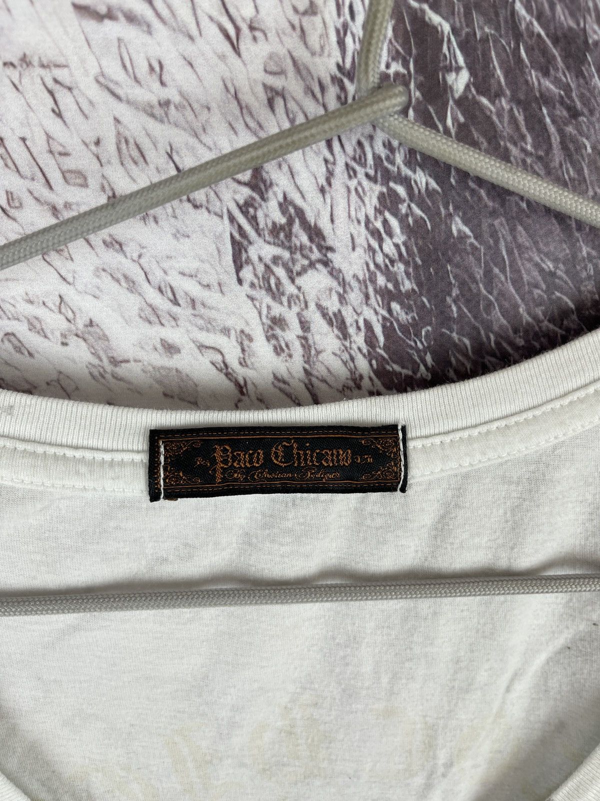 Christian Audigier Paco Chicano by Christian Audigier heaven theme white tee Size S / US 4 / IT 40 - 7 Thumbnail