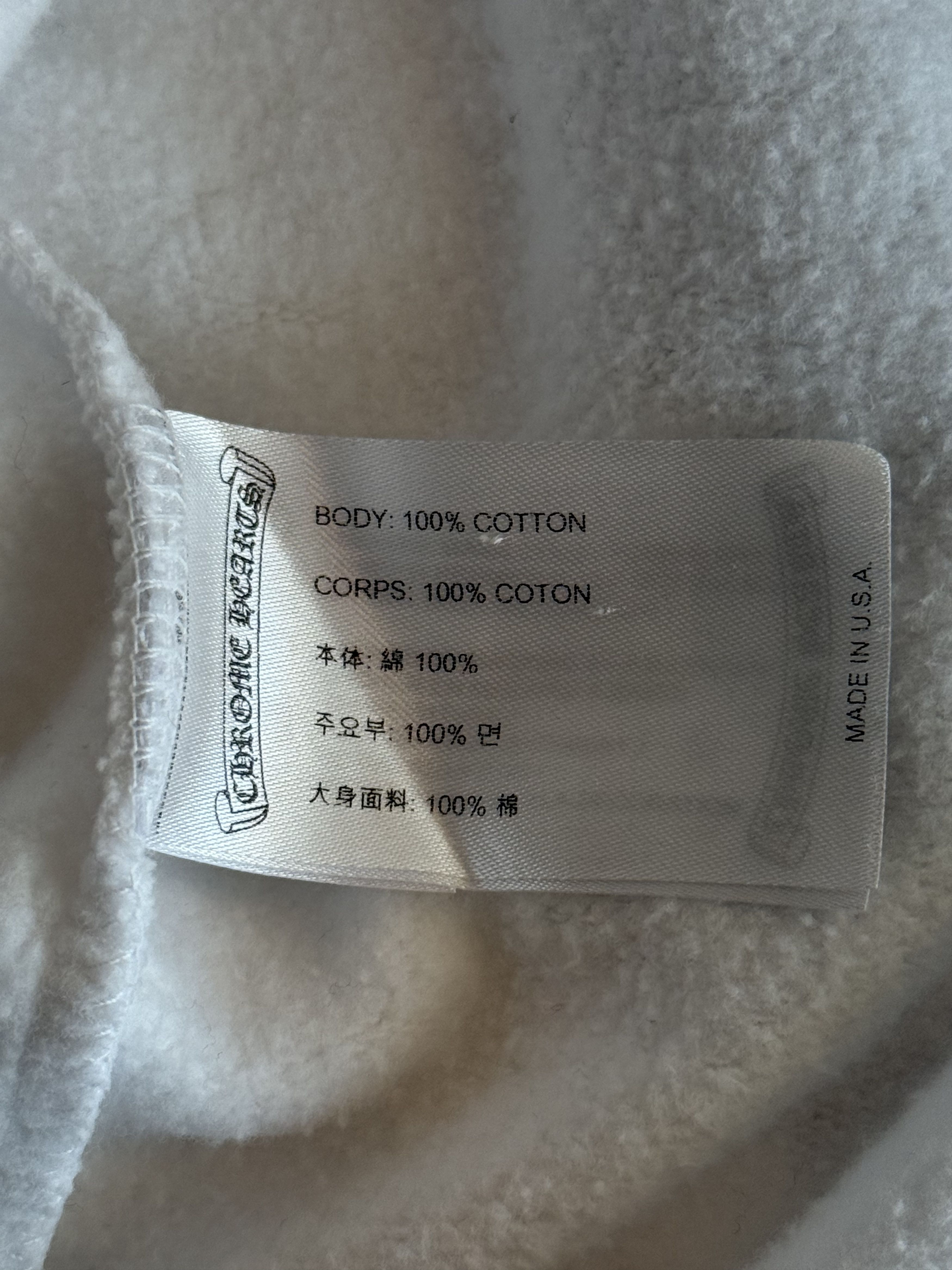 Chrome Hearts Chrome Hearts White & Blue Script Logo Zip Up Hoodie Size US XL / EU 56 / 4 - 4 Thumbnail