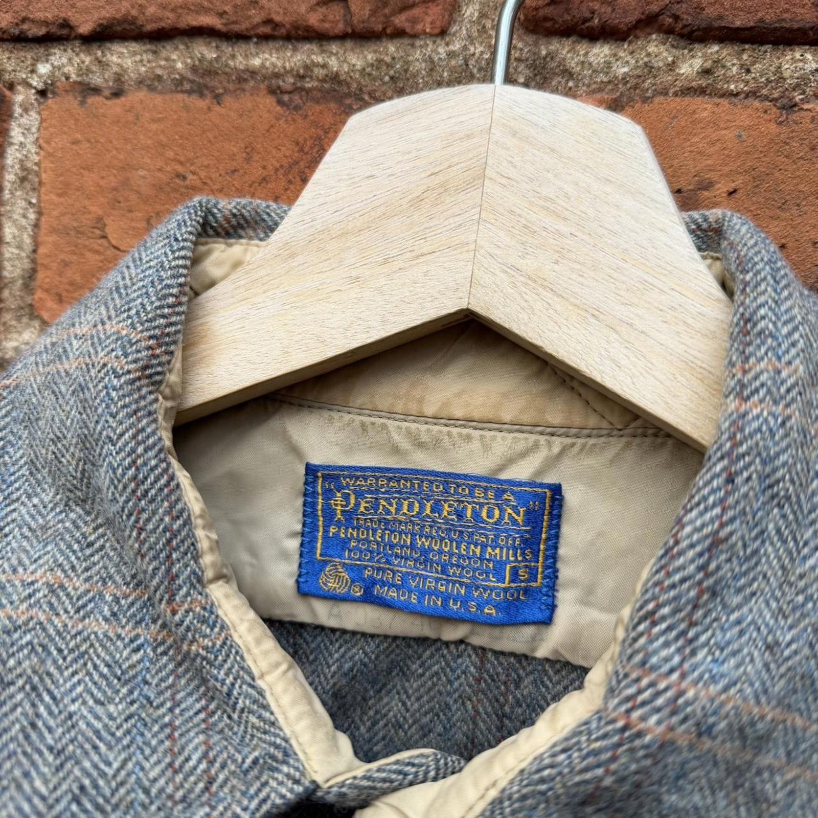 Pendleton Vintage Pendleton 100% virgin wool button up shirt 70s USA S Size US S / EU 44-46 / 1 - 7 Thumbnail