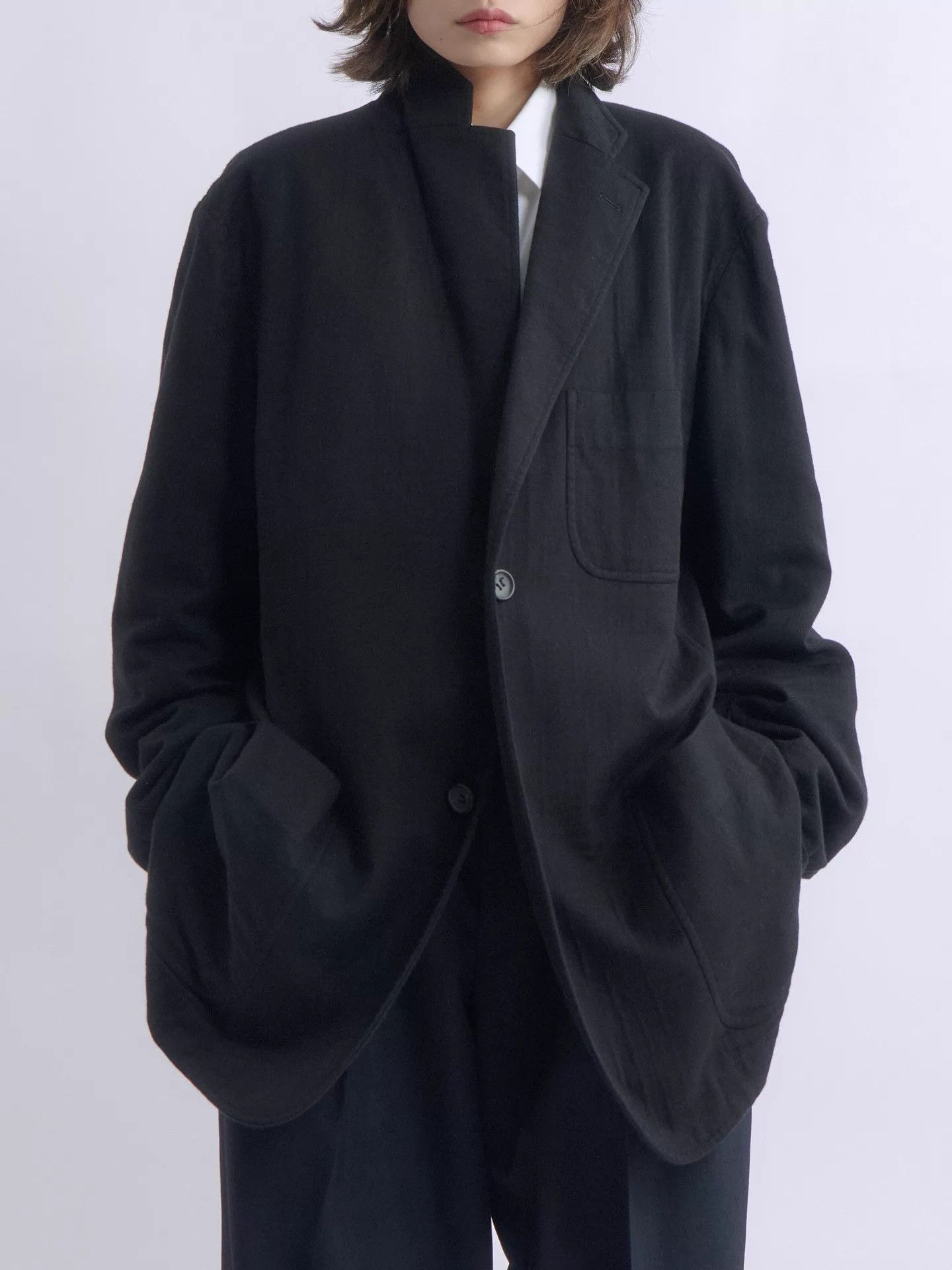 Issey Miyake ISSEY MIYAKE 00s Vintage Japanese Black Soft Blazer Size US XL / EU 56 / 4 - 1 Thumbnail