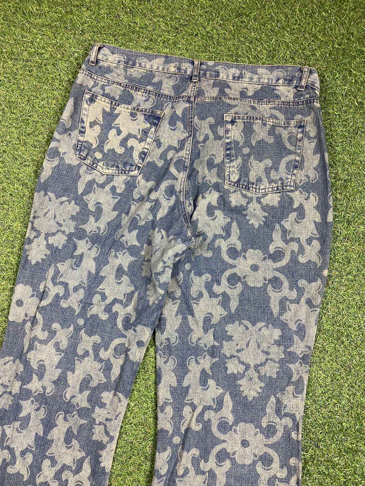 If Six Was Nine Vintage 90s Flared jeans Japanese LGB style streetwear Size 32" / US 10 / IT 46 - 8 Thumbnail