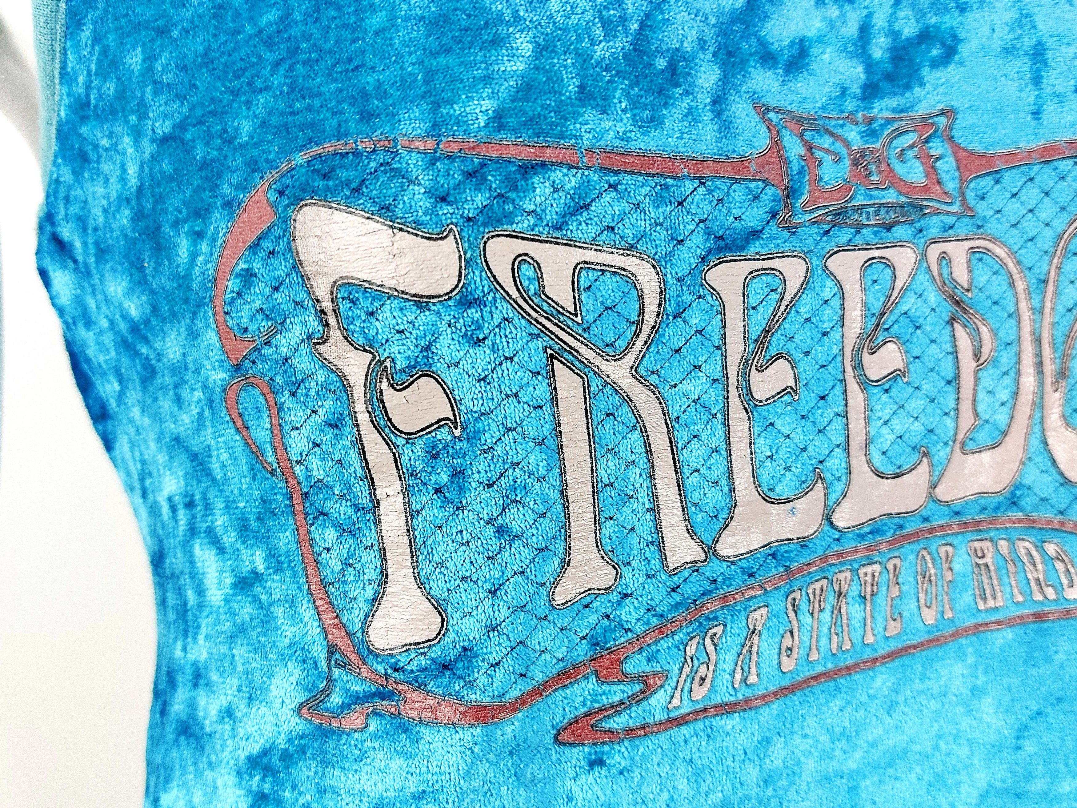 Dolce & Gabbana Dolce & Gabbana Freedom Velvet Gossip Girl Tank Top Size XL / US 12-14 / IT 48-50 - 8 Thumbnail