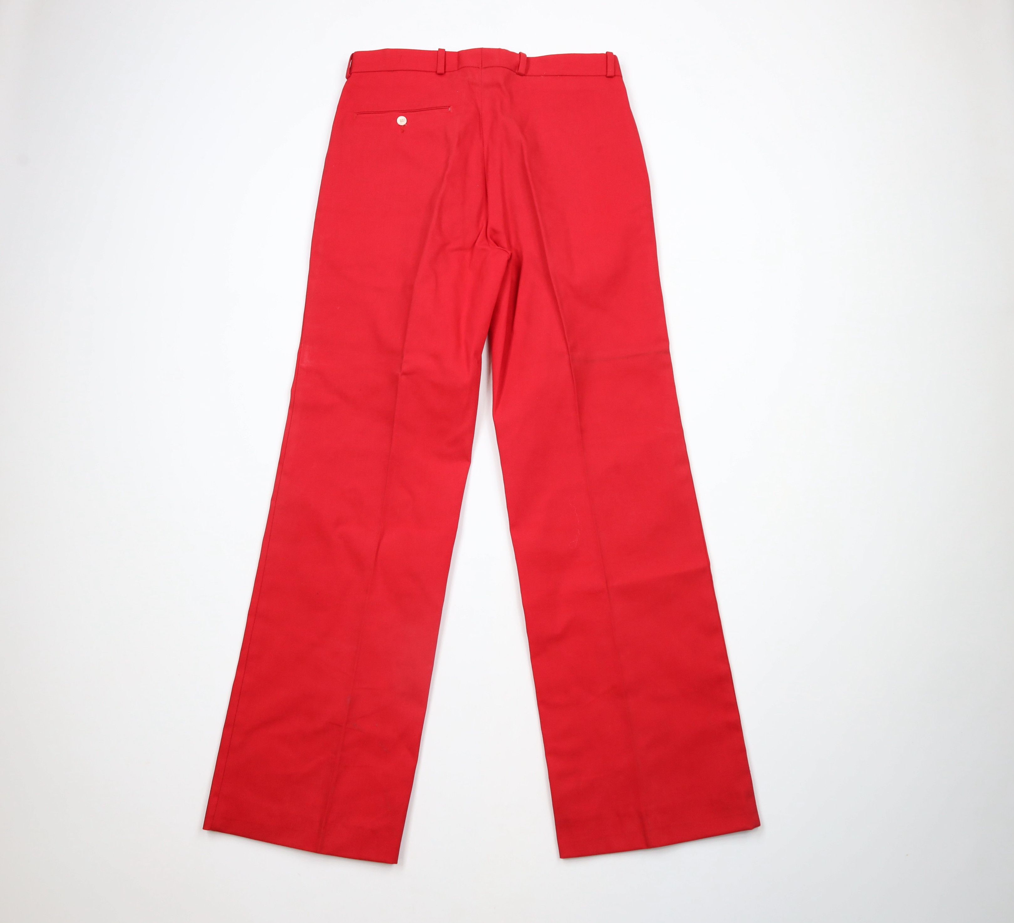 Vintage Deadstock Vintage 70s Streetwear Bottoms Chino Pants Red USA Size US 30 / EU 46 - 10 Thumbnail