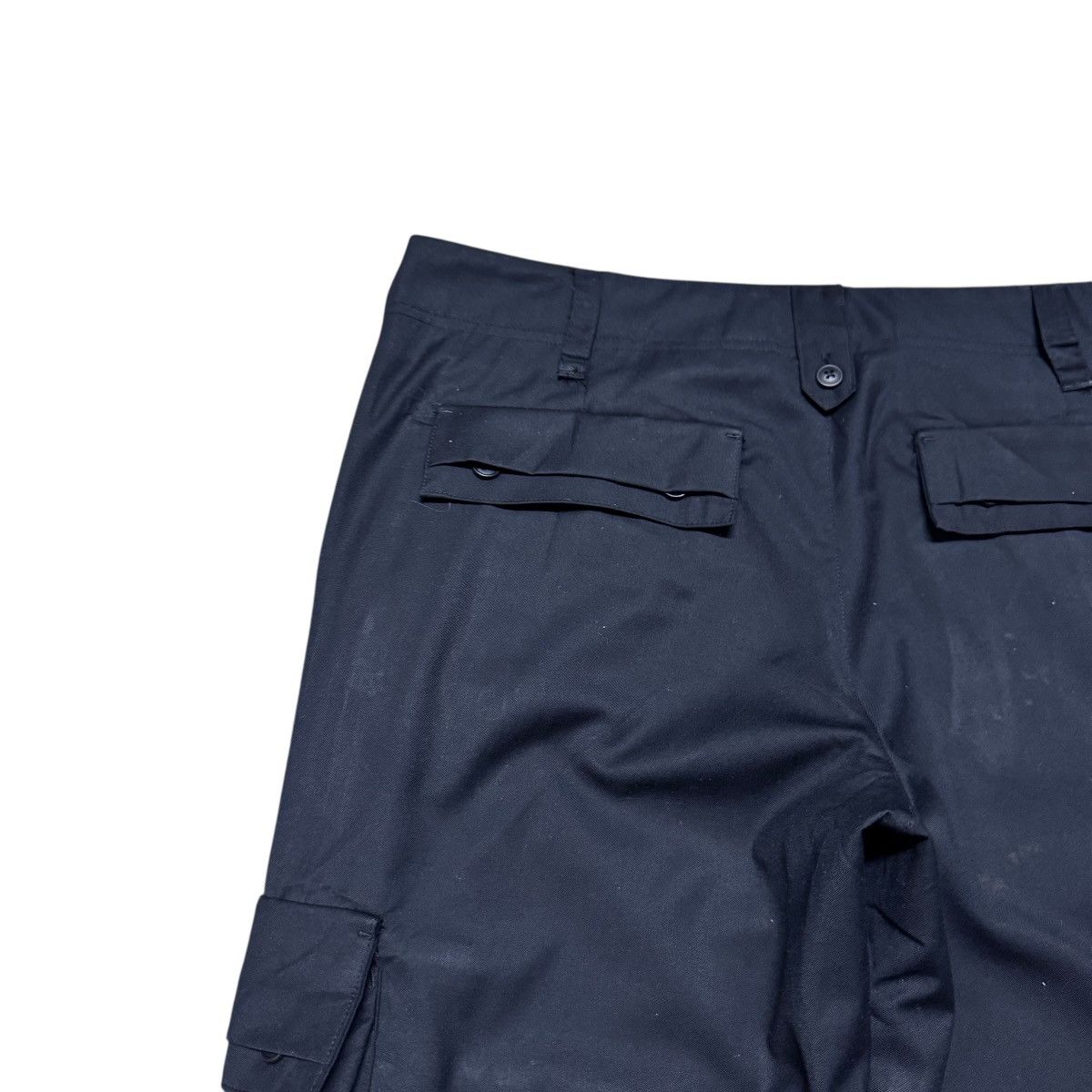 Tornado Mart Tornado Mart Rayon Black Utility Wide leg Cargo Pants Size US 34 / EU 50 - 12 Thumbnail