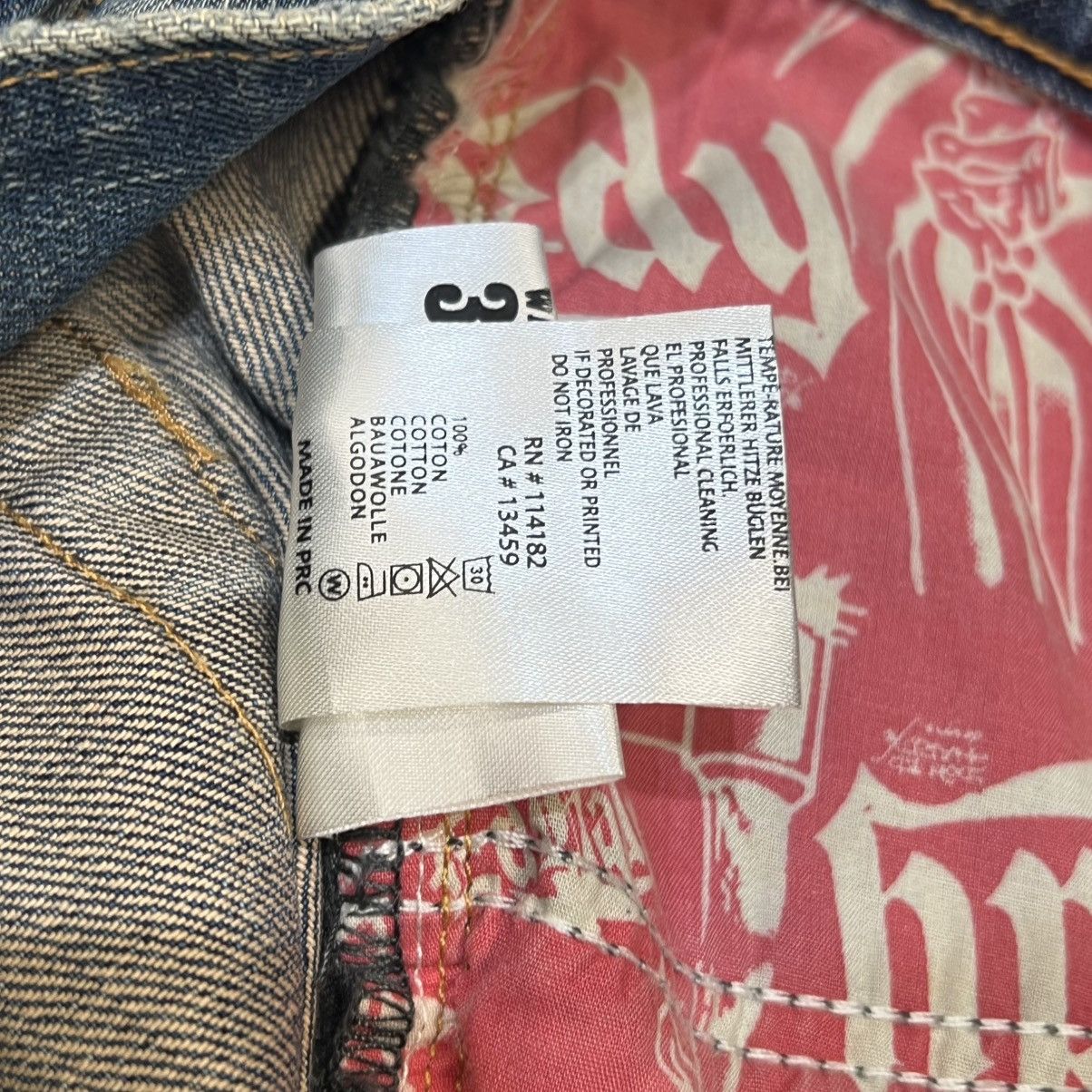 Ed Hardy Ed Hardy Native American Maiden Embroidered Straight Jeans Size US 32 / EU 48 - 10 Thumbnail
