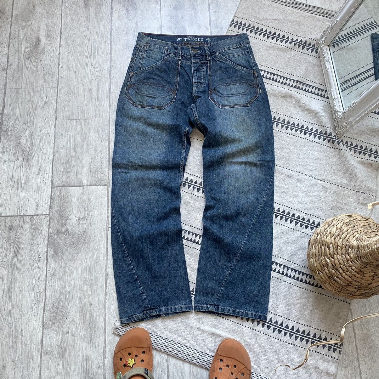 👖 Vintage If6was9 style Avan-garde jeans japanese LGB denim