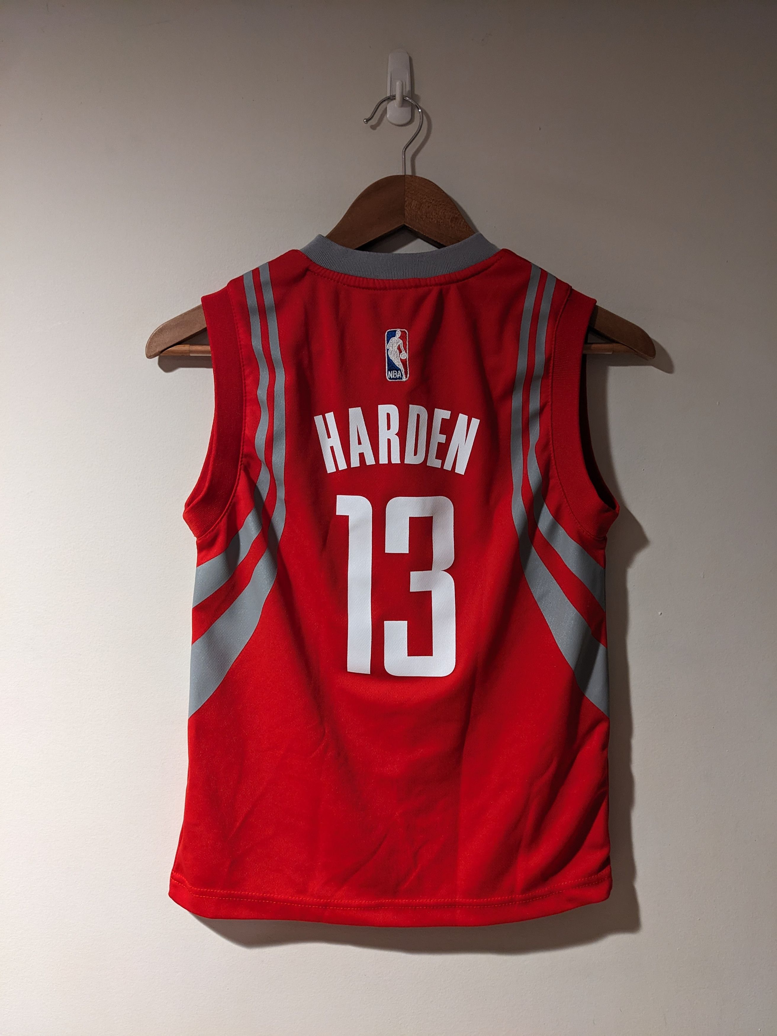 Adidas NBA Sportswear James Harden Houston Rockets Red Youth Small Jersey Grailed