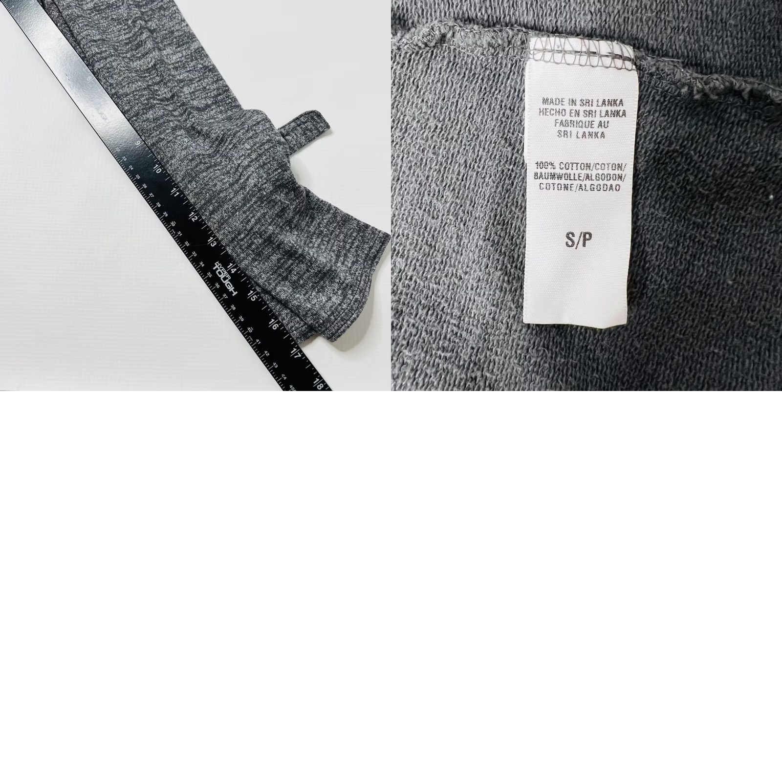 Abercrombie & Fitch Abercrombie & Fitch Gray Pullover Sweater Flare Sleeves With Tie, Small, Genuine, USA Seller, Lightweight, Flared Sleeve, Polyester Blend, Style: Size S / US 4 / IT 40 - 8 Thumbnail