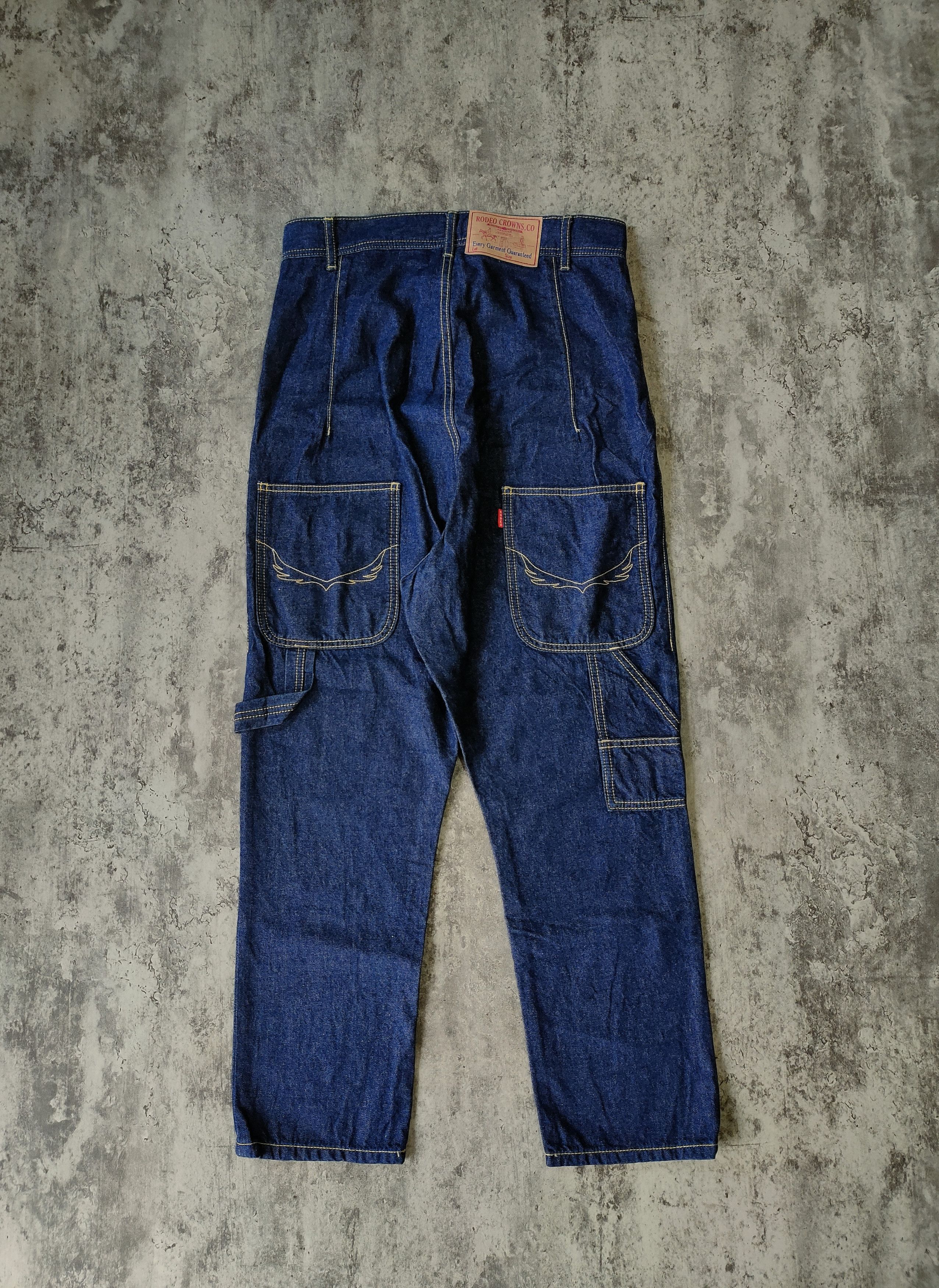Hysteric Glamour × Japanese Brand × Kapital Rodeo Crowns Japan Bagy Carpenter Pans Size US 31 - 1 Thumbnail