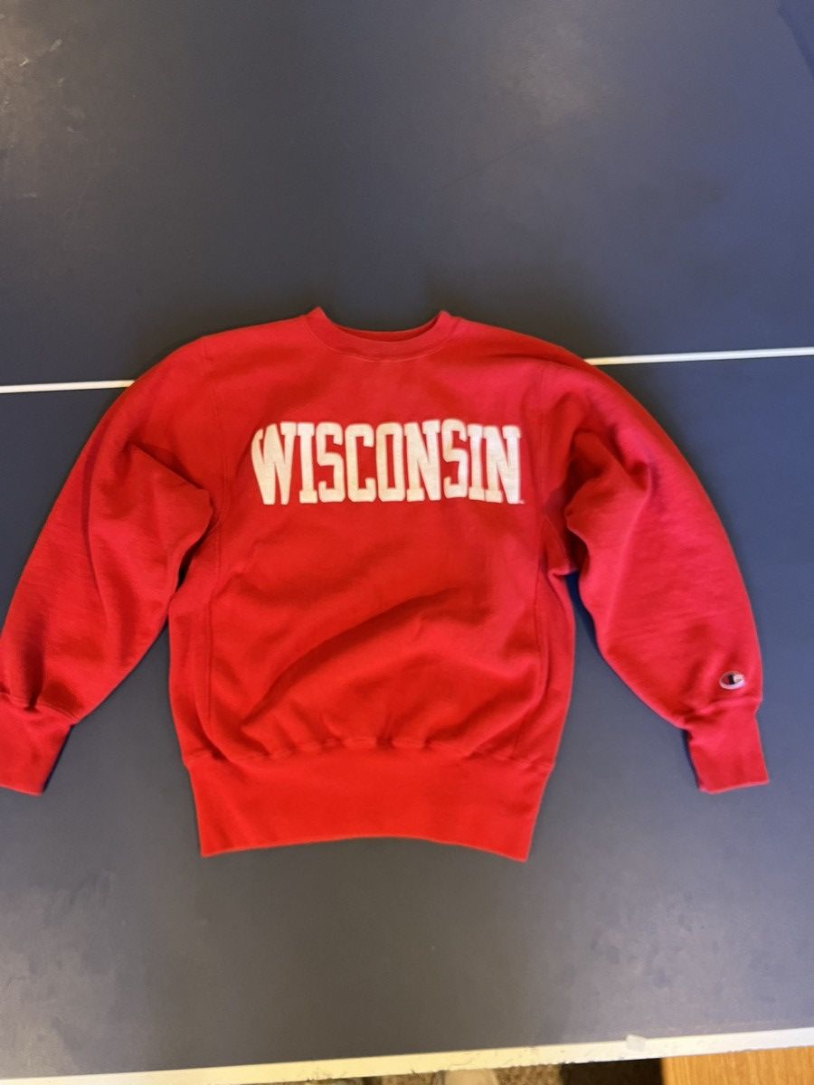 Champion Vintage champion wisconsin badgers crewneck Size US M / EU 48-50 / 2 - 1 Thumbnail