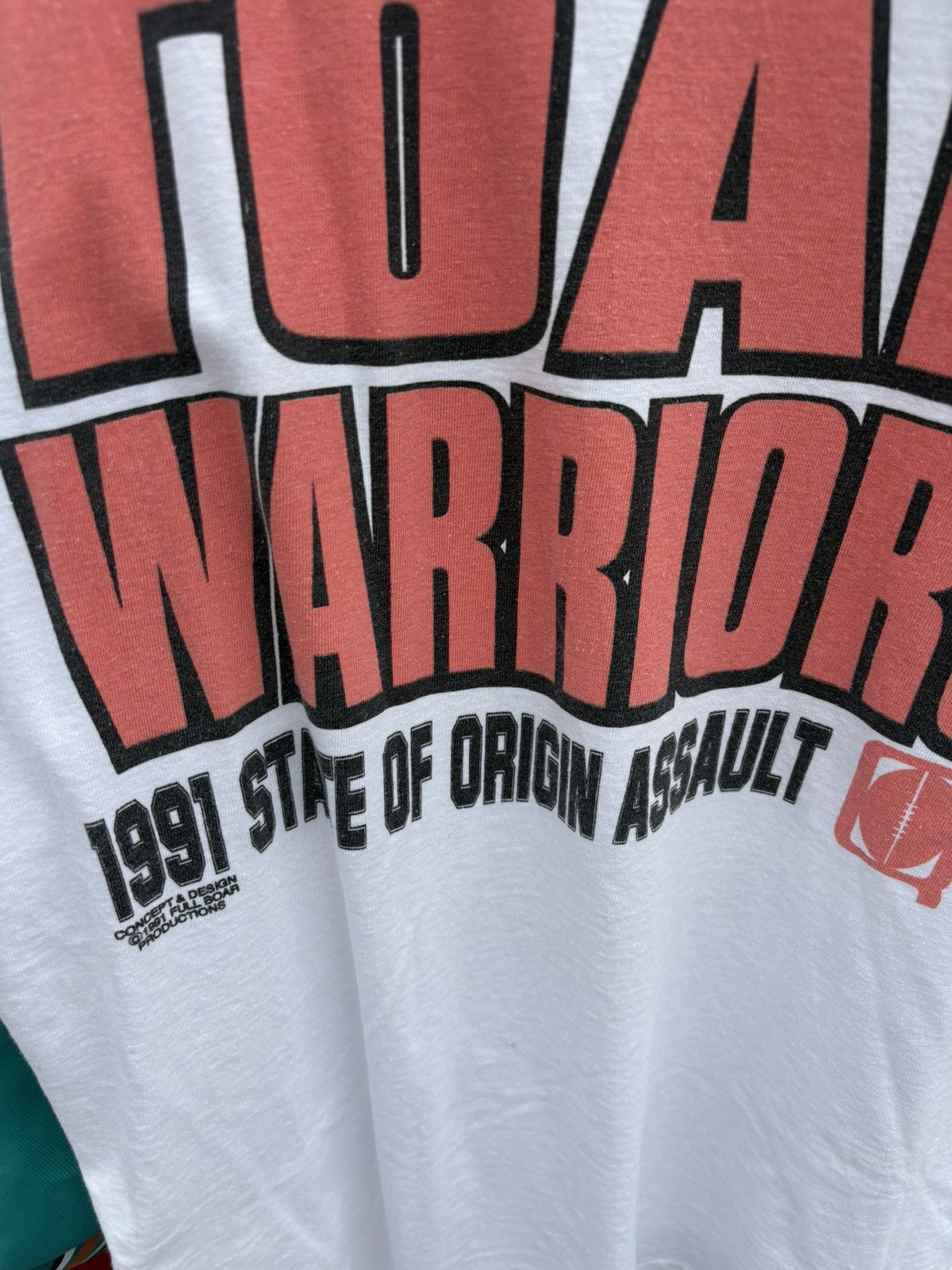 Man Made In Australia × Vintage 1991 Rugby Australian Football League T-Shirt Size US XL / EU 56 / 4 - 4 Thumbnail