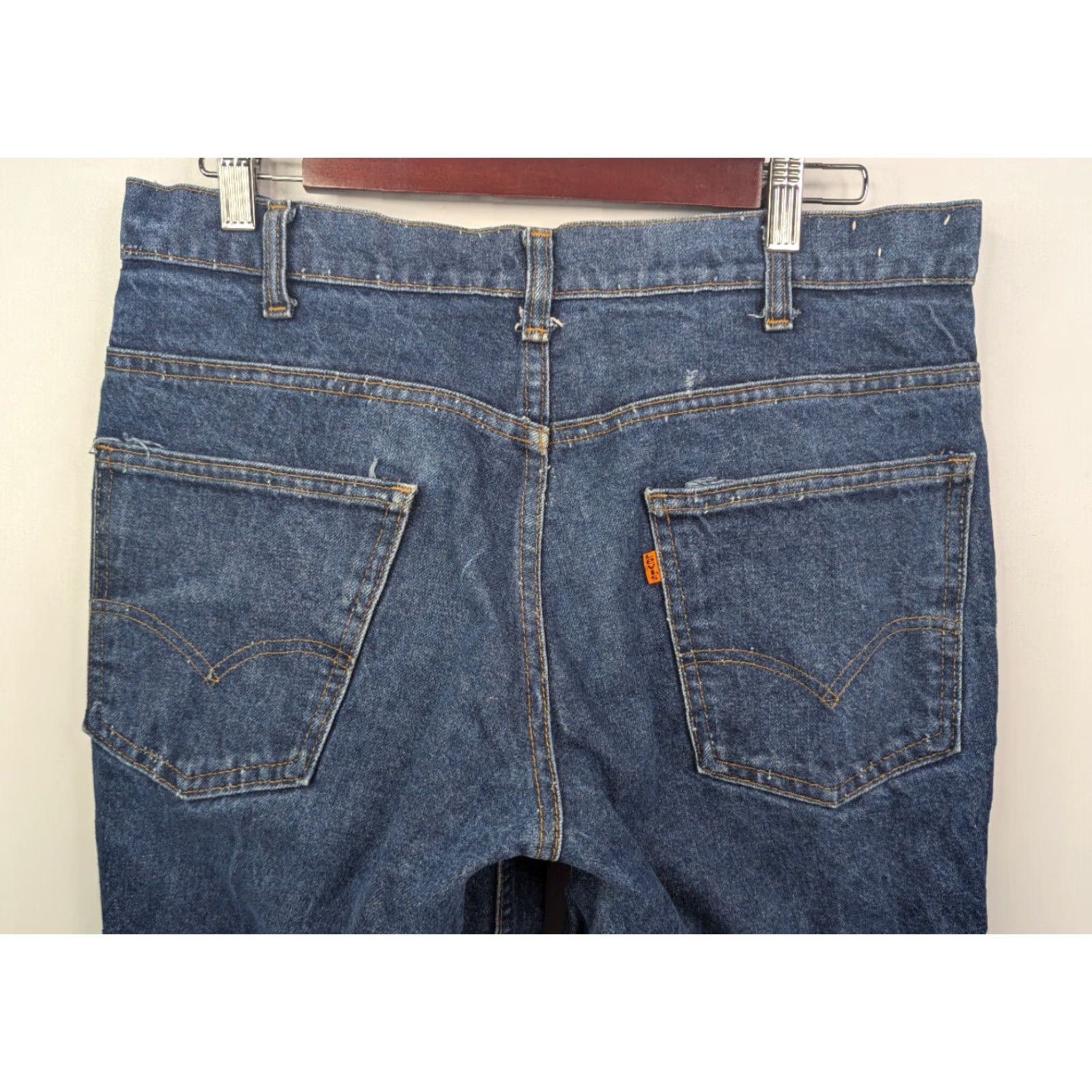 Levi's VINTAGE Levi's 684 Jeans Bell Bottoms 34x31 Denim Blue 70s Retro Bohemian Hippie Western USA Mens Bell Bottoms Size US 34 / EU 50 - 7 Thumbnail