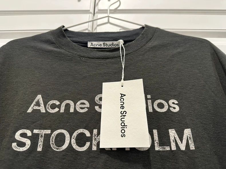 Acne Studios Acne Studios Black loose solid-color short-sleeved T-shirt Size US XS / EU 42 / 0 - 5 Thumbnail