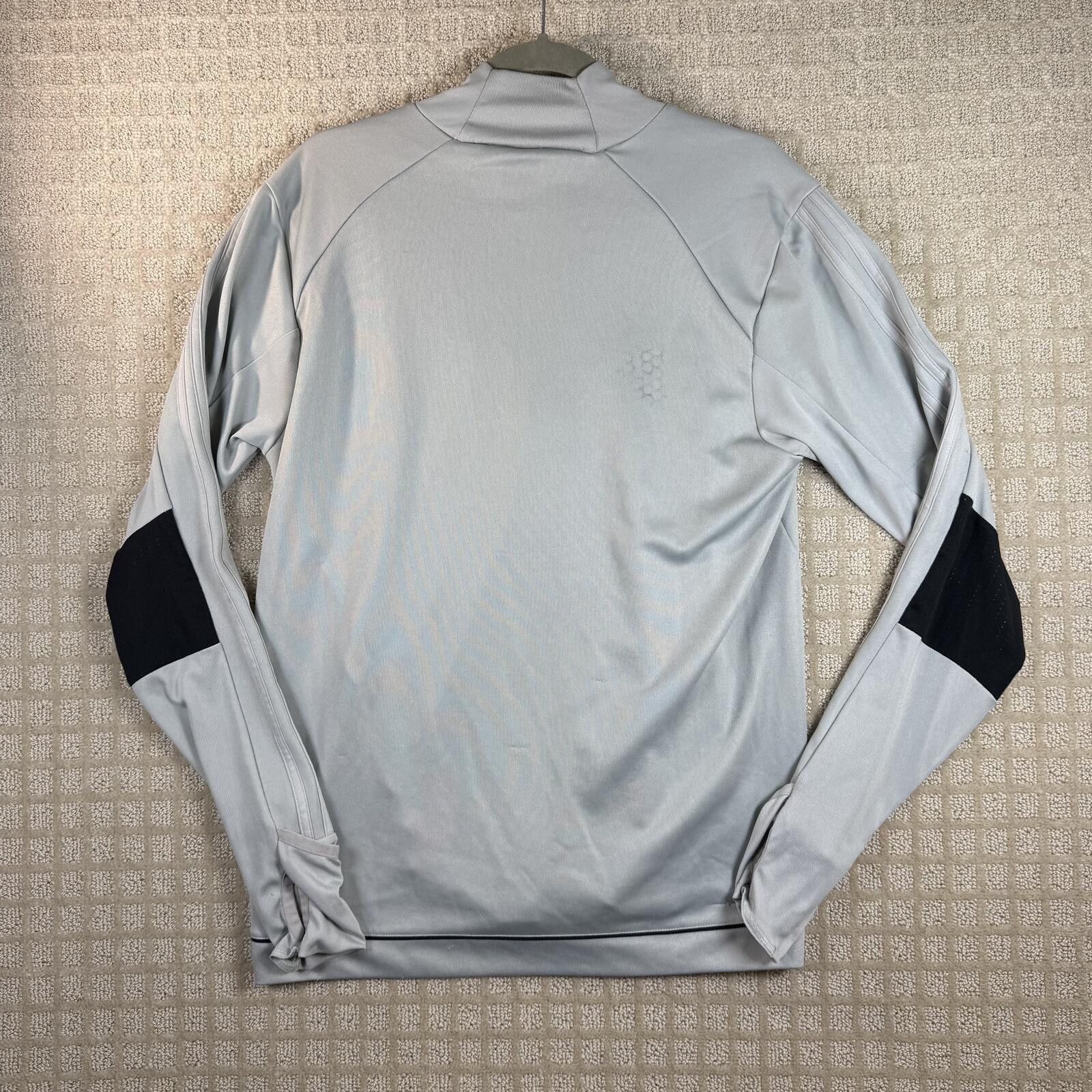 Adidas 2017 Adidas Lee Man FC soccer mock neck long sleeve medium Size US M / EU 48-50 / 2 - 8 Thumbnail
