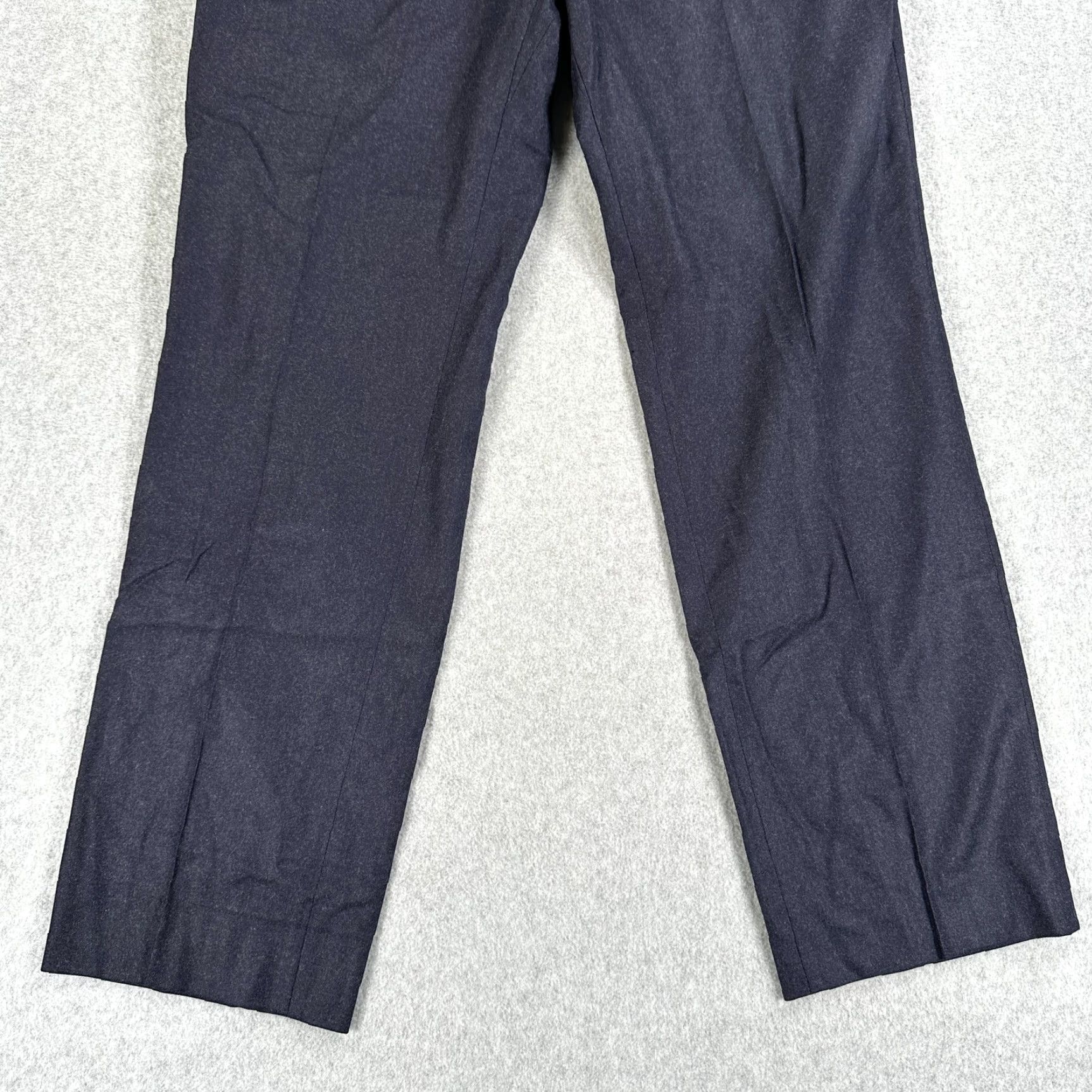 Hugo Boss Hugo Boss Mens Dress Pants Wool 36x30 Blue Flat Front Straight Leg Shark7 Size US 36 / EU 52 - 2 Thumbnail