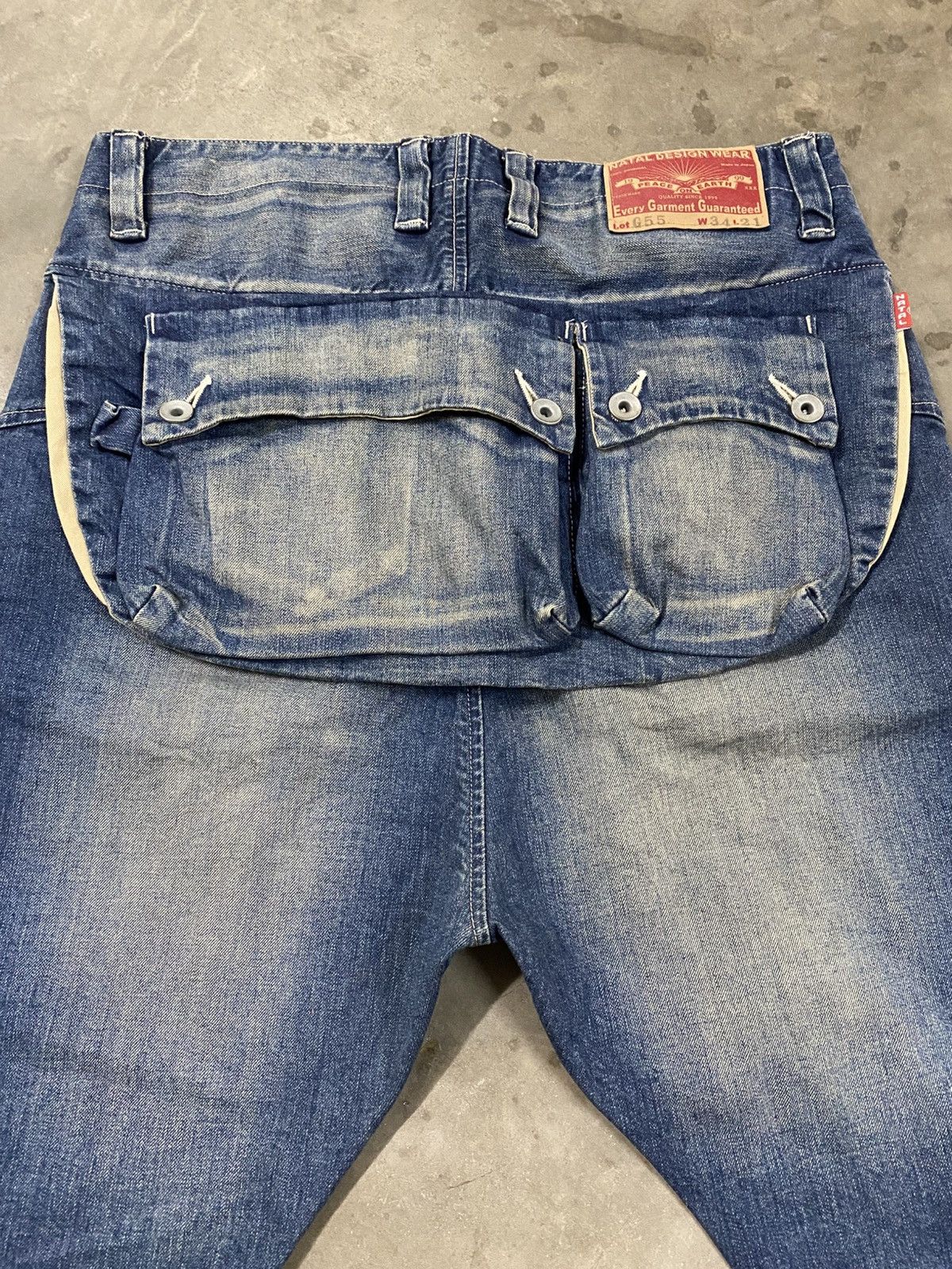 Japanese Brand Japanese Natal Design G55 High Rise 3D Pocket @311 Size US 32 / EU 48 - 4 Thumbnail