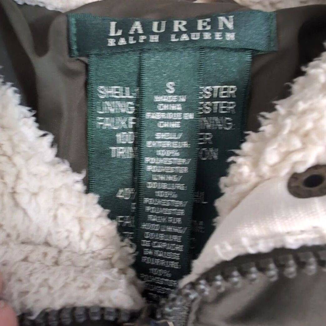 Ralph Lauren VTG Ralph Lauren LRL Puffer Down filled Green Parka Jacket Pockets Logo Fur Coat Women S Green Puffer Jacket Womens Lvrl? Size S / US 4 / IT 40 - 4 Thumbnail