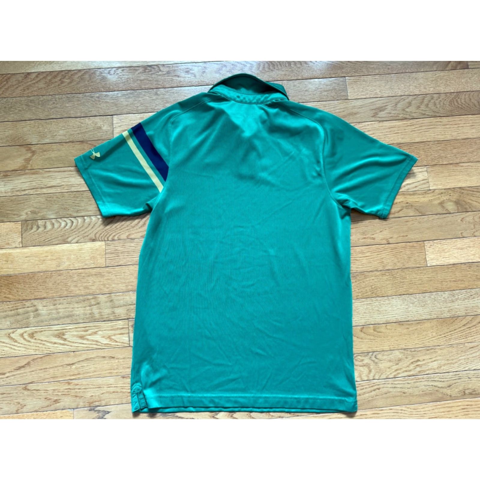 Under Armour Under Armour Polo Shirt HeatGear Green Small EUC Embroidered Notre Dame Short Sleeve Men’s Polo Size US S / EU 44-46 / 1 - 2 Thumbnail