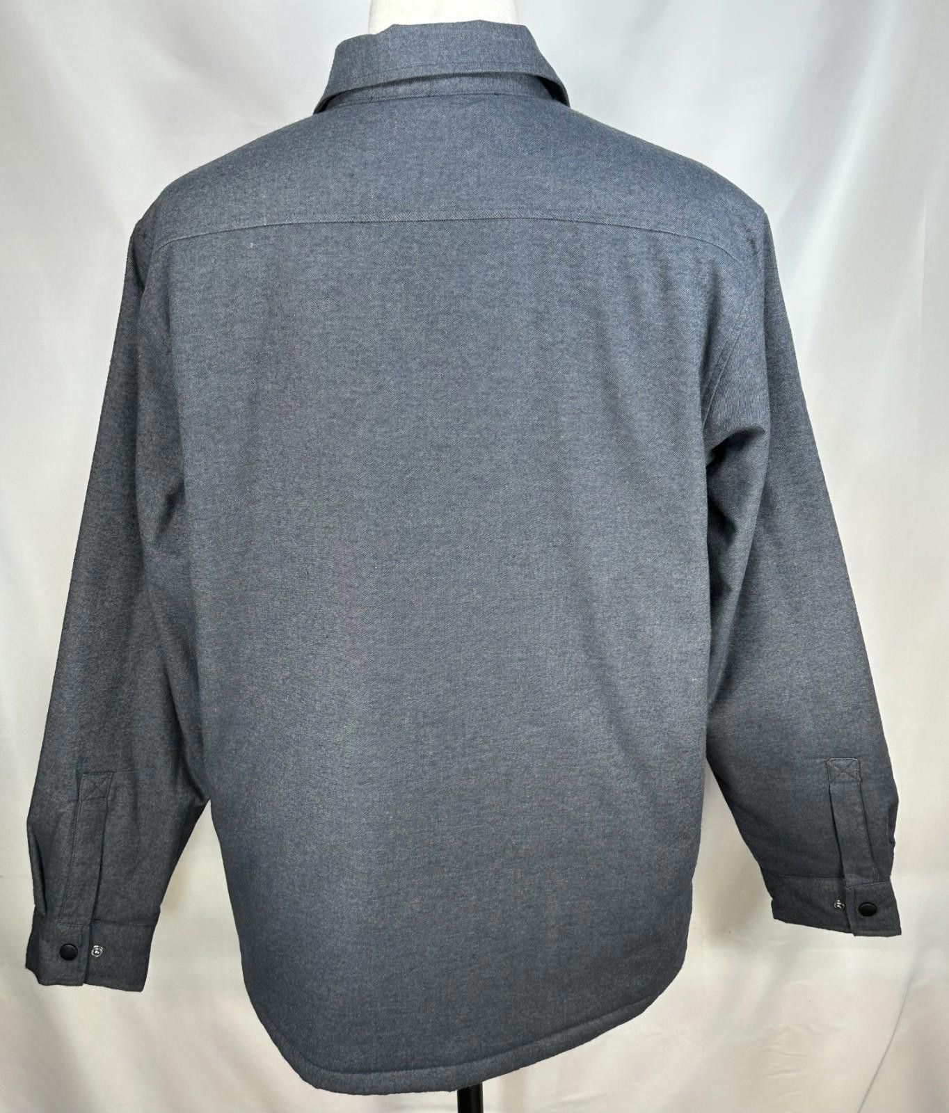 Other Rugged Elements Snap Quilted Puffer Shirt Jacket Blue Mens M Size US M / EU 48-50 / 2 - 2 Thumbnail