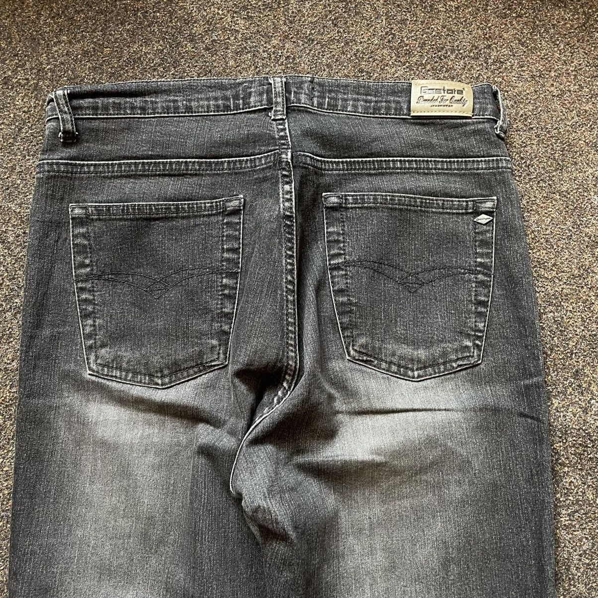 Vintage Vintage Y2K Faded Flare Jeans Bootcut Distressed Skate 31 Size 31" - 4 Thumbnail