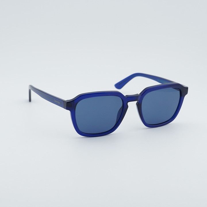 Calvin Klein Calvin Klein CK23533S 400 Men Sunglasses Blue Square Frame Size ONE SIZE - 7 Thumbnail