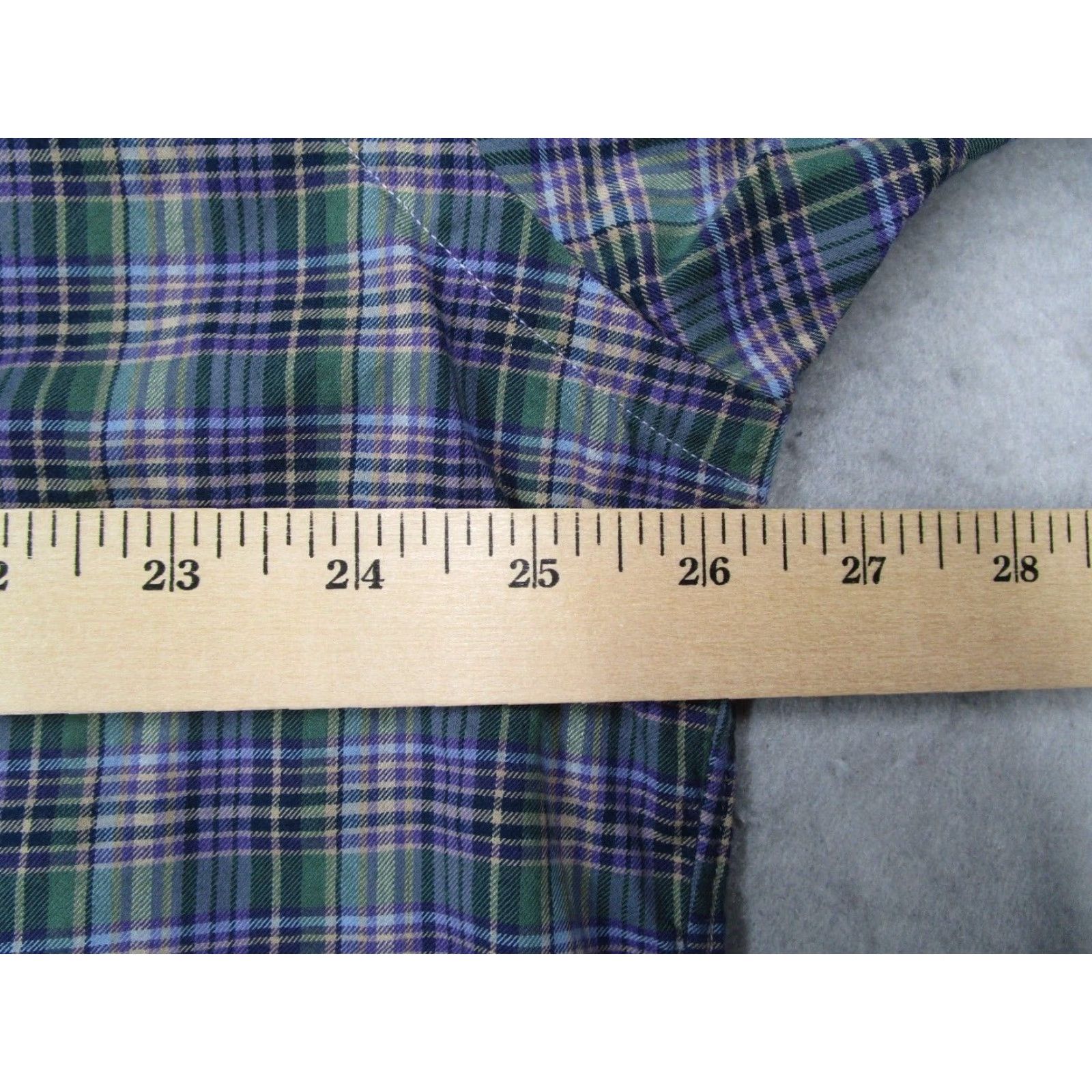 Polo Ralph Lauren VINTAGE Polo Ralph Lauren Shirt Mens 2XL Long Sleeve Button-Up Plaid Green Blue Pony Winter Size US XXL / EU 58 / 5 - 6 Thumbnail