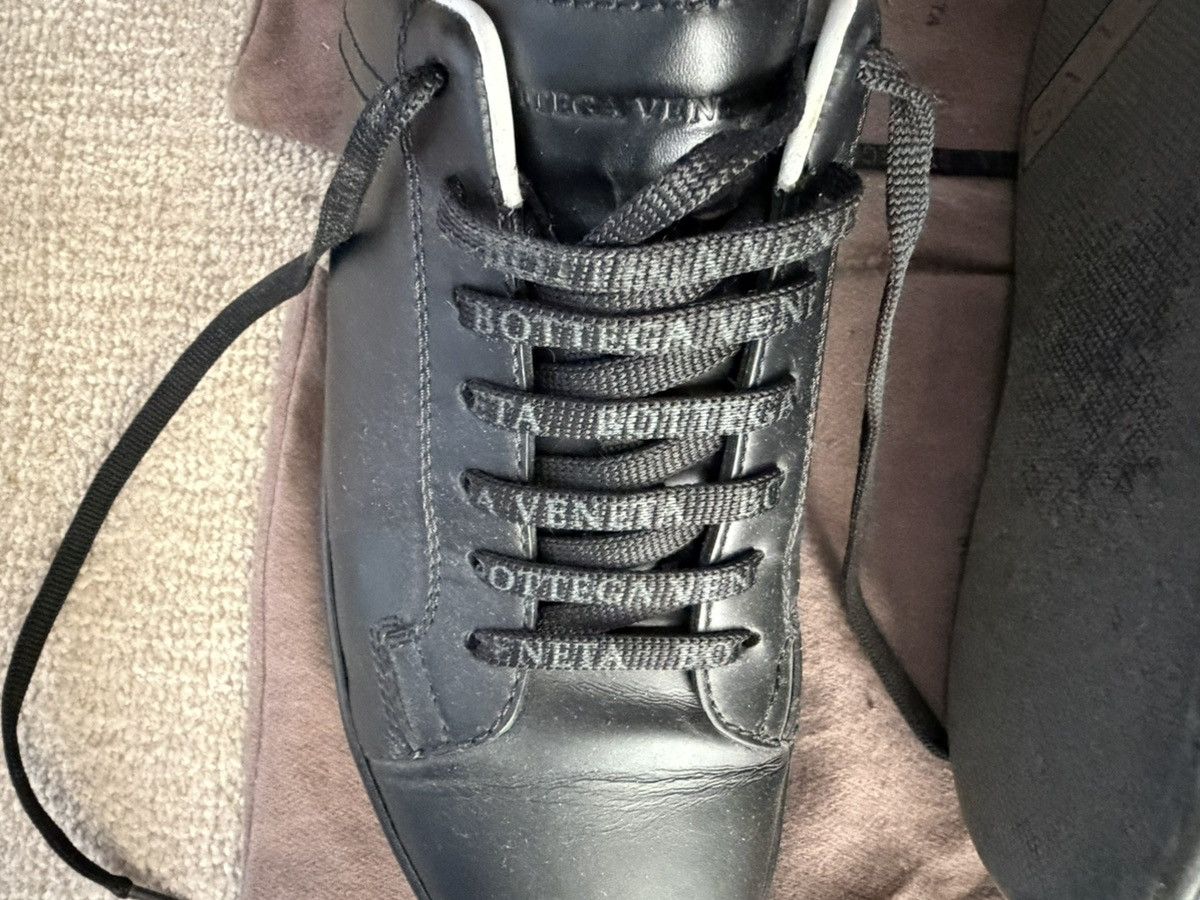 Bottega Veneta Black Leather sneakers Bottega Veneta 43,5 Size US 10.5 / EU 43-44 - 2 Thumbnail