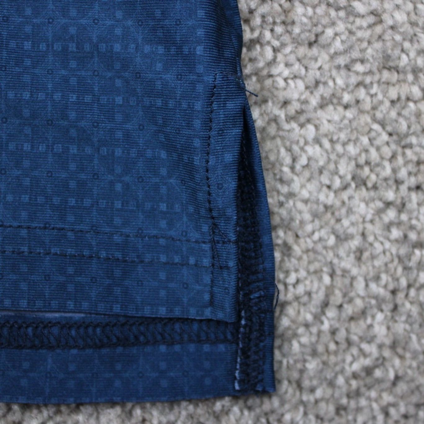 Vintage Hickey Freeman Polo Shirt Mens 2XL Blue Geometric Short Sleeve Stretch Pullover Shirt Regular Fit Shirt Polo VINTAGE? No Size US XXL / EU 58 / 5 - 7 Thumbnail
