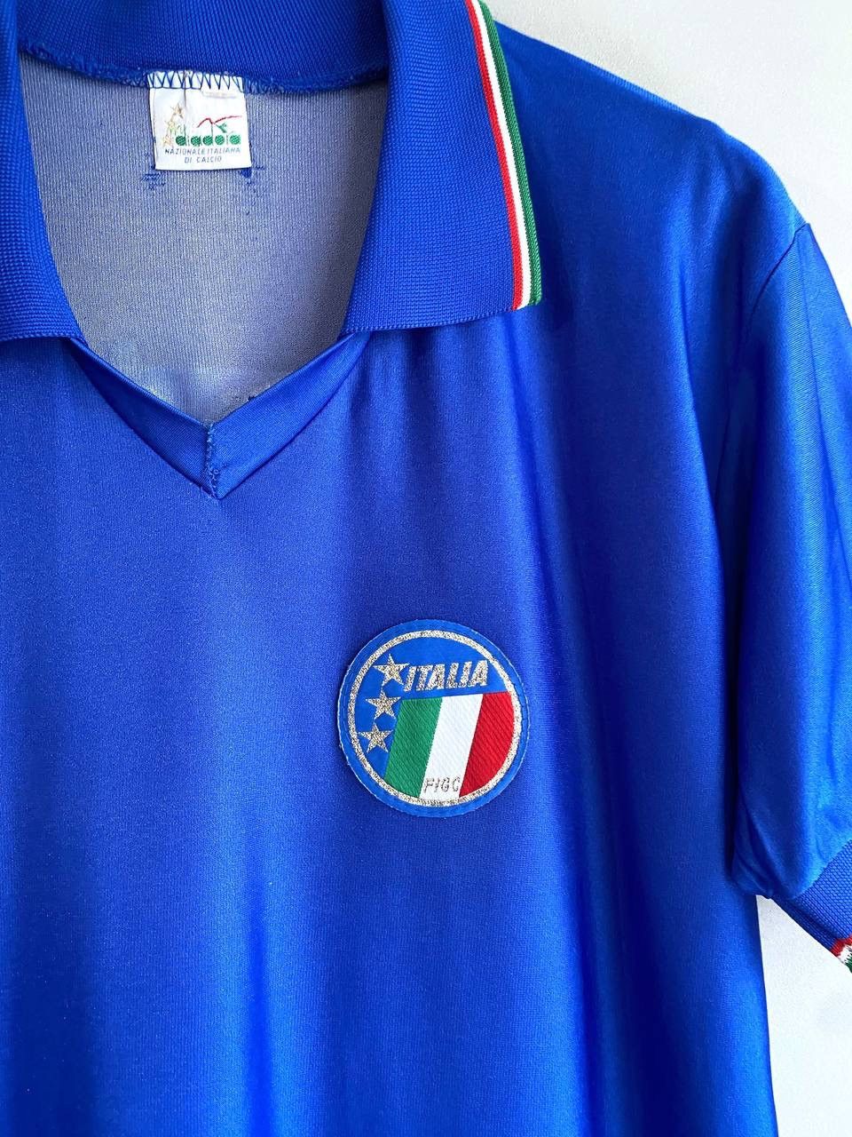 Diadora Italy National Team 1986-90 Football Soccer Jersey 7 MALDINI Size US M / EU 48-50 / 2 - 5 Thumbnail